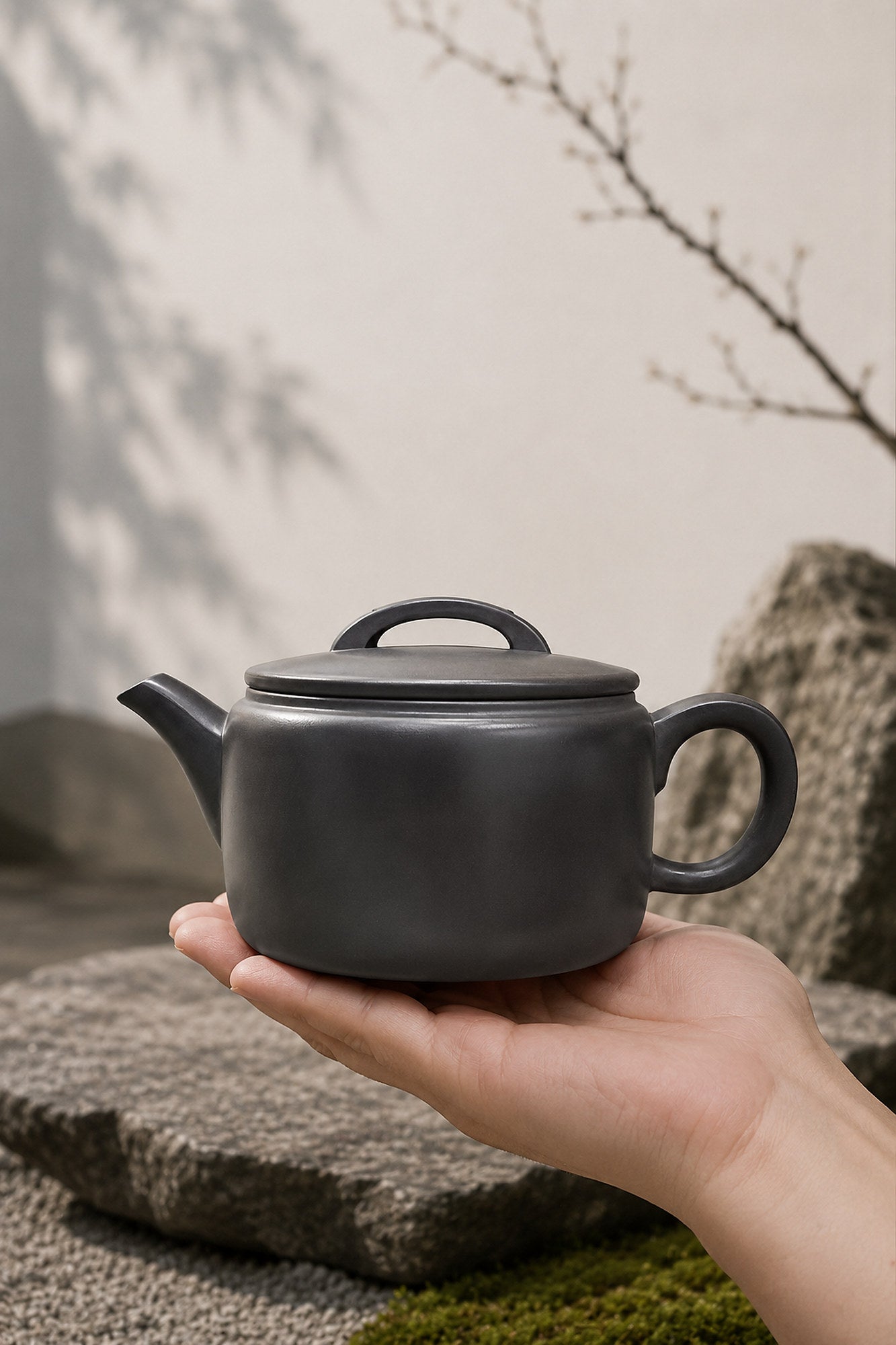 Product view 2 of 200ml Hanwa zisha teapot in Shihuang Clay, No. 113