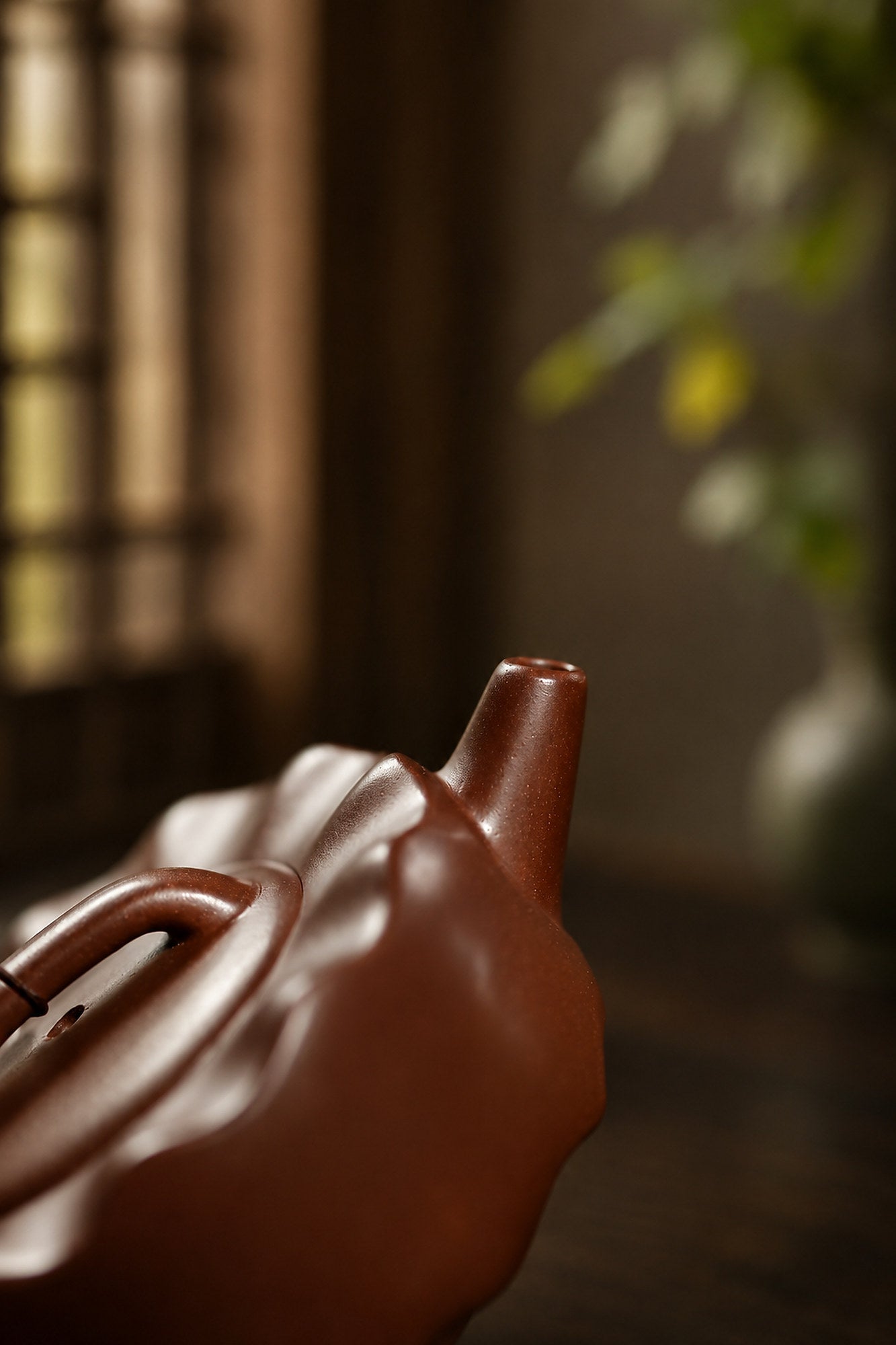 Product view 1 of 90ml Hanwa zisha teapot in Zini Clay, No. 309