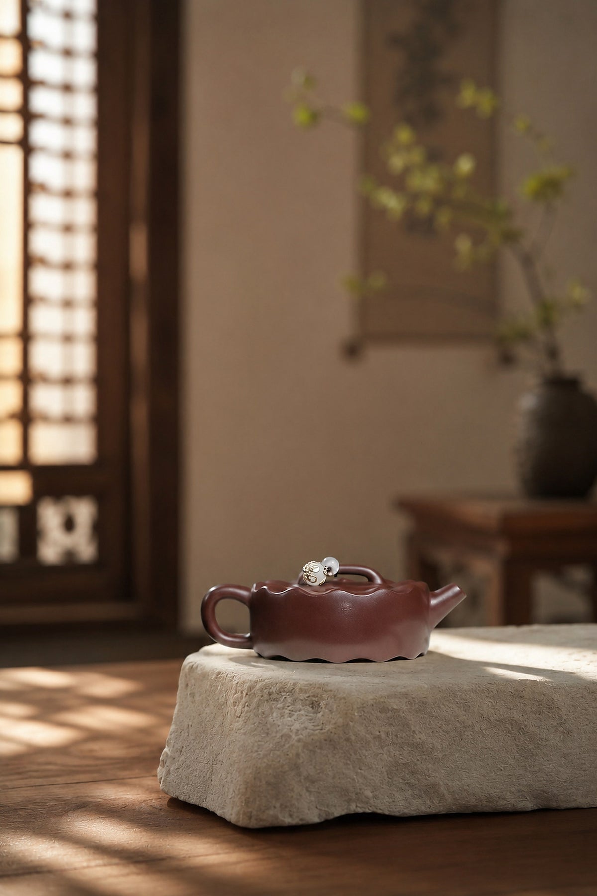 Product view 6 of 90ml Hanwa zisha teapot in Zini Clay, No. 309