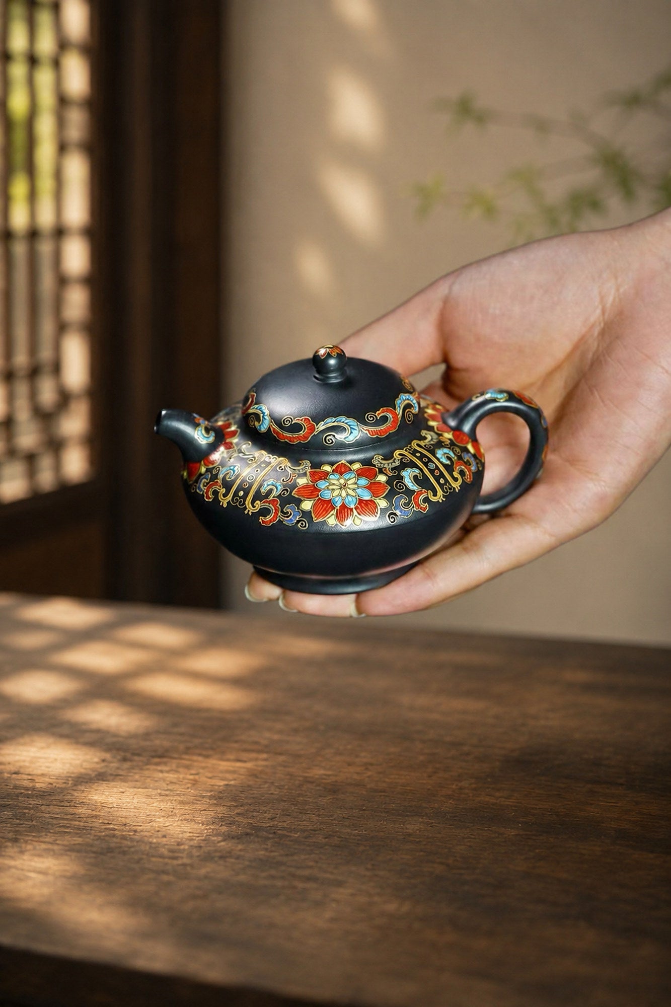 Product view 1 of 130ml He Huan zisha teapot in Aged Zini Clay, No. 246