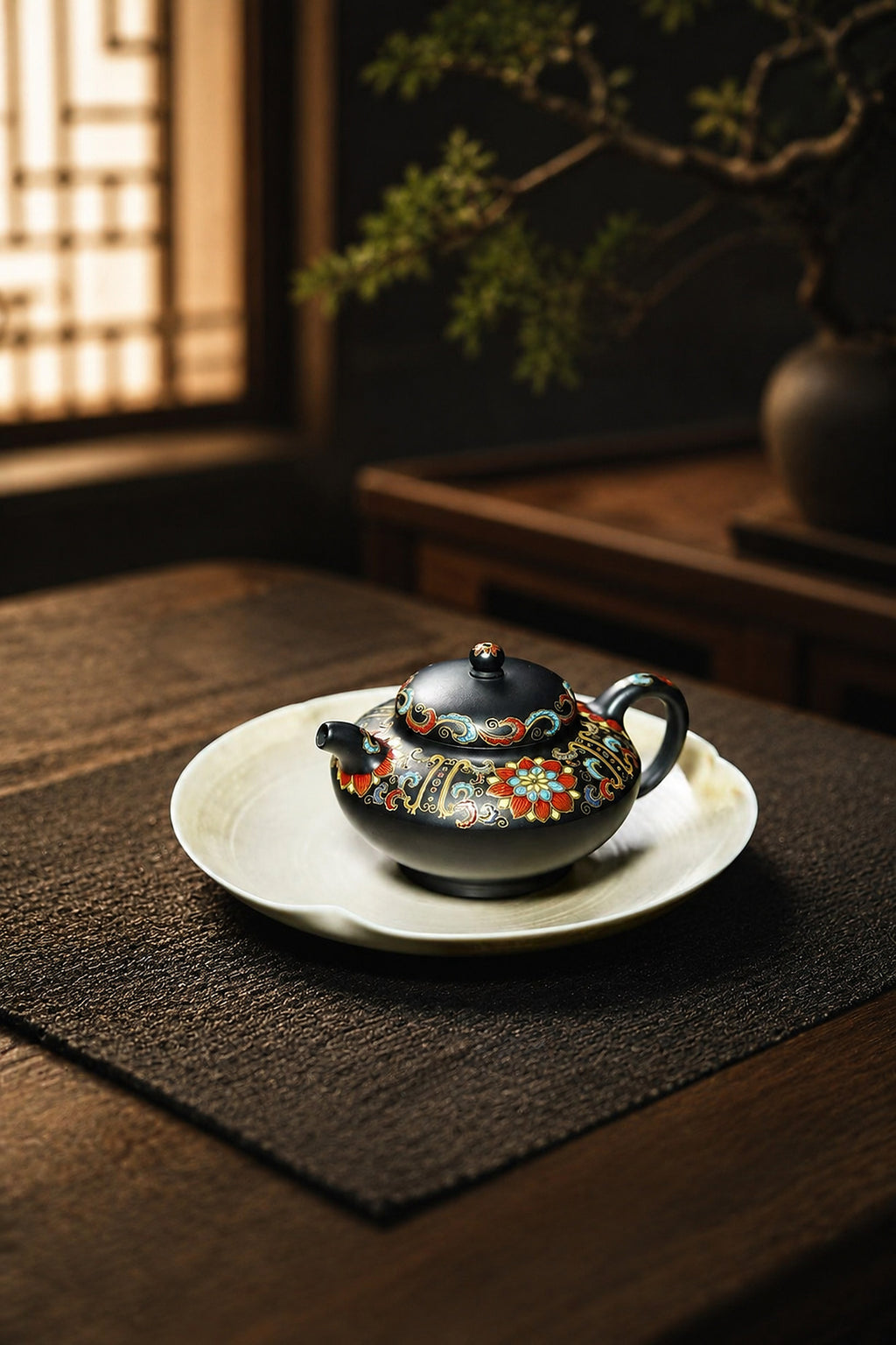 Product view 3 of 130ml He Huan zisha teapot in Aged Zini Clay, No. 246