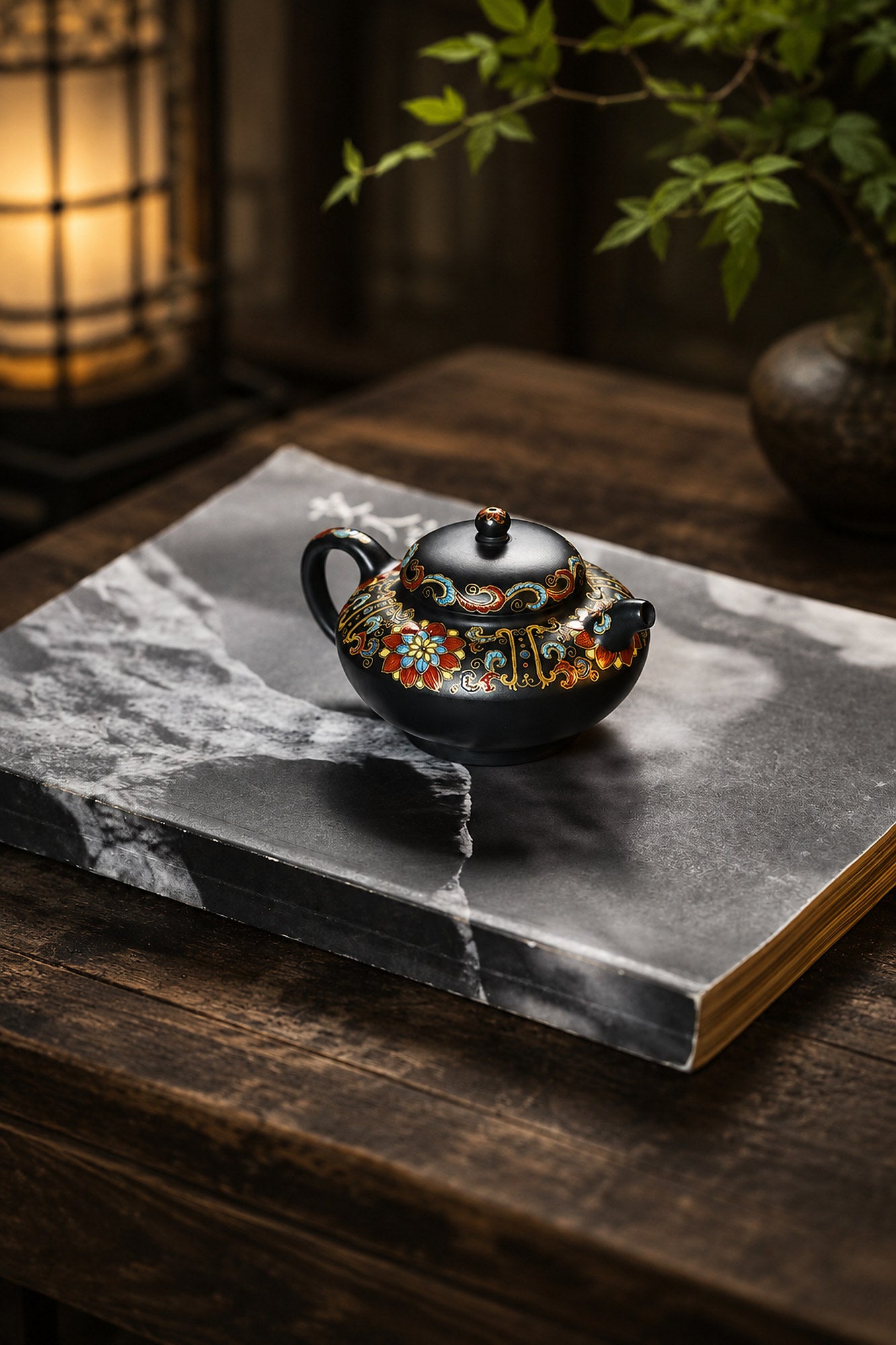 Product view 5 of 130ml He Huan zisha teapot in Aged Zini Clay, No. 246