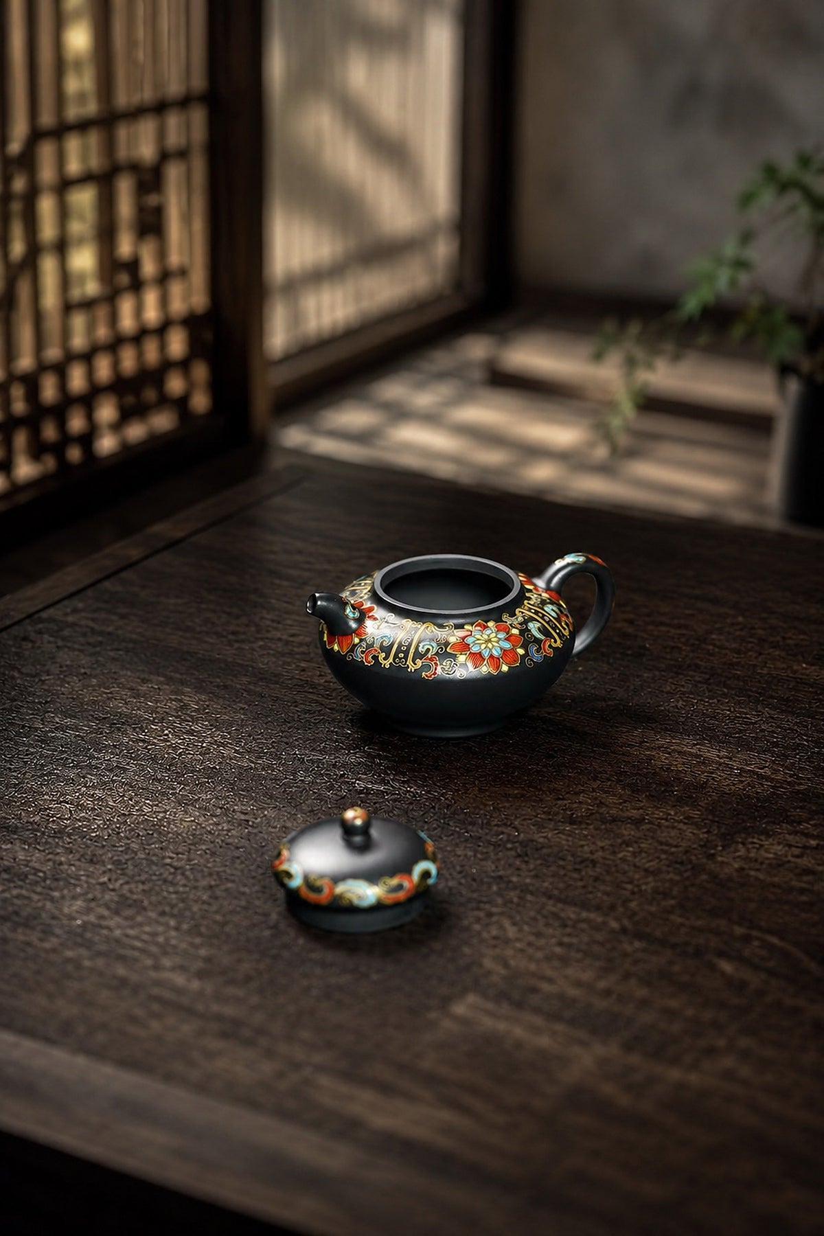 Product view 8 of 130ml He Huan zisha teapot in Aged Zini Clay, No. 246