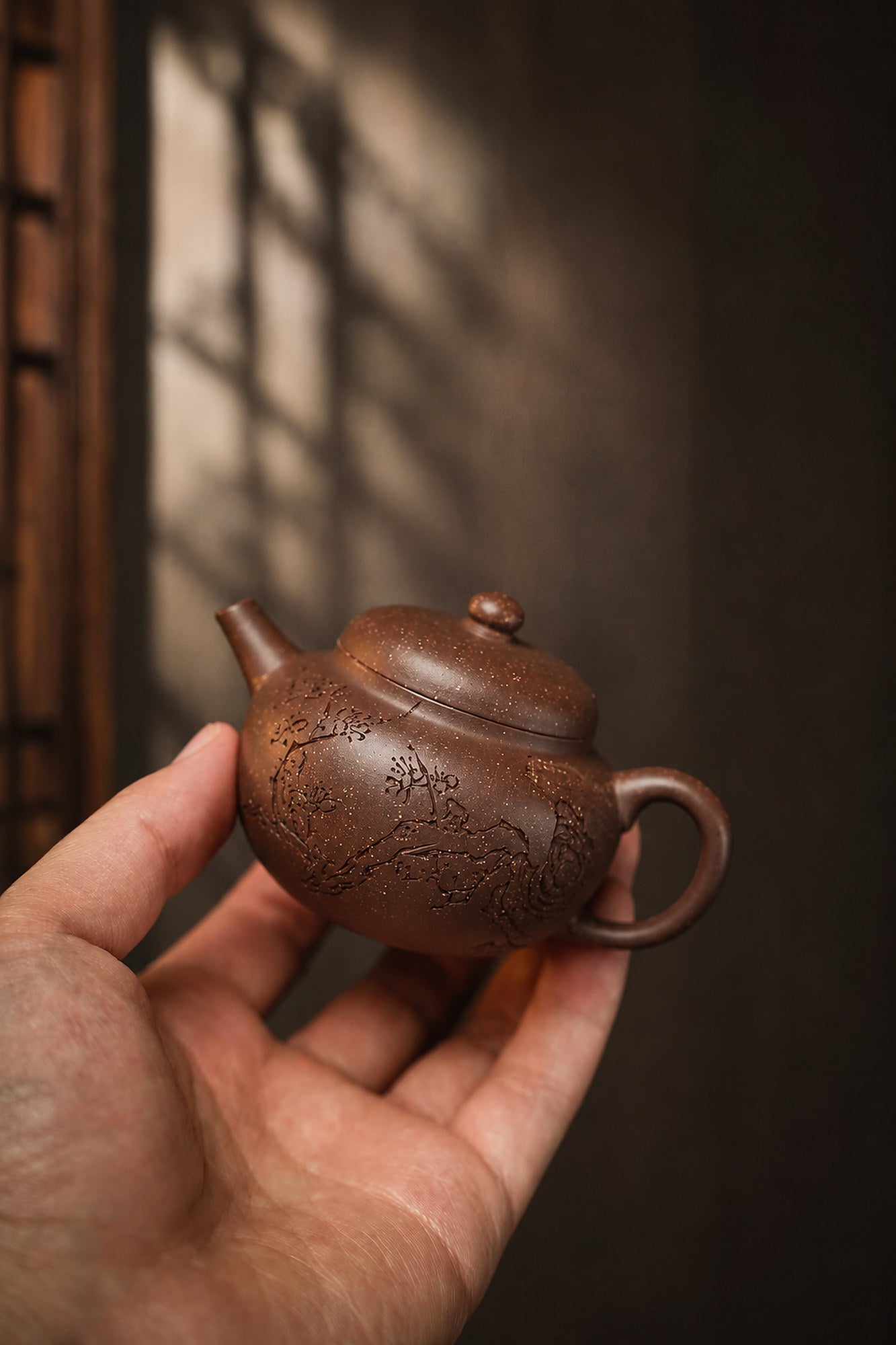 Product view 2 of 100ml Heng Yuan zisha teapot in Aged Zini Clay, No. 341