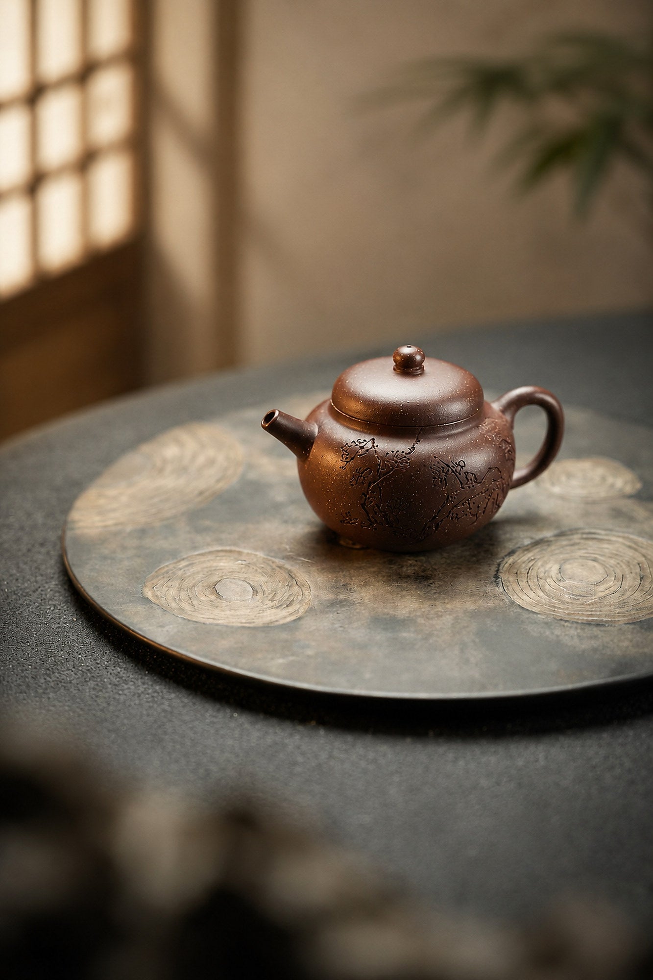Product view 3 of 100ml Heng Yuan zisha teapot in Aged Zini Clay, No. 341