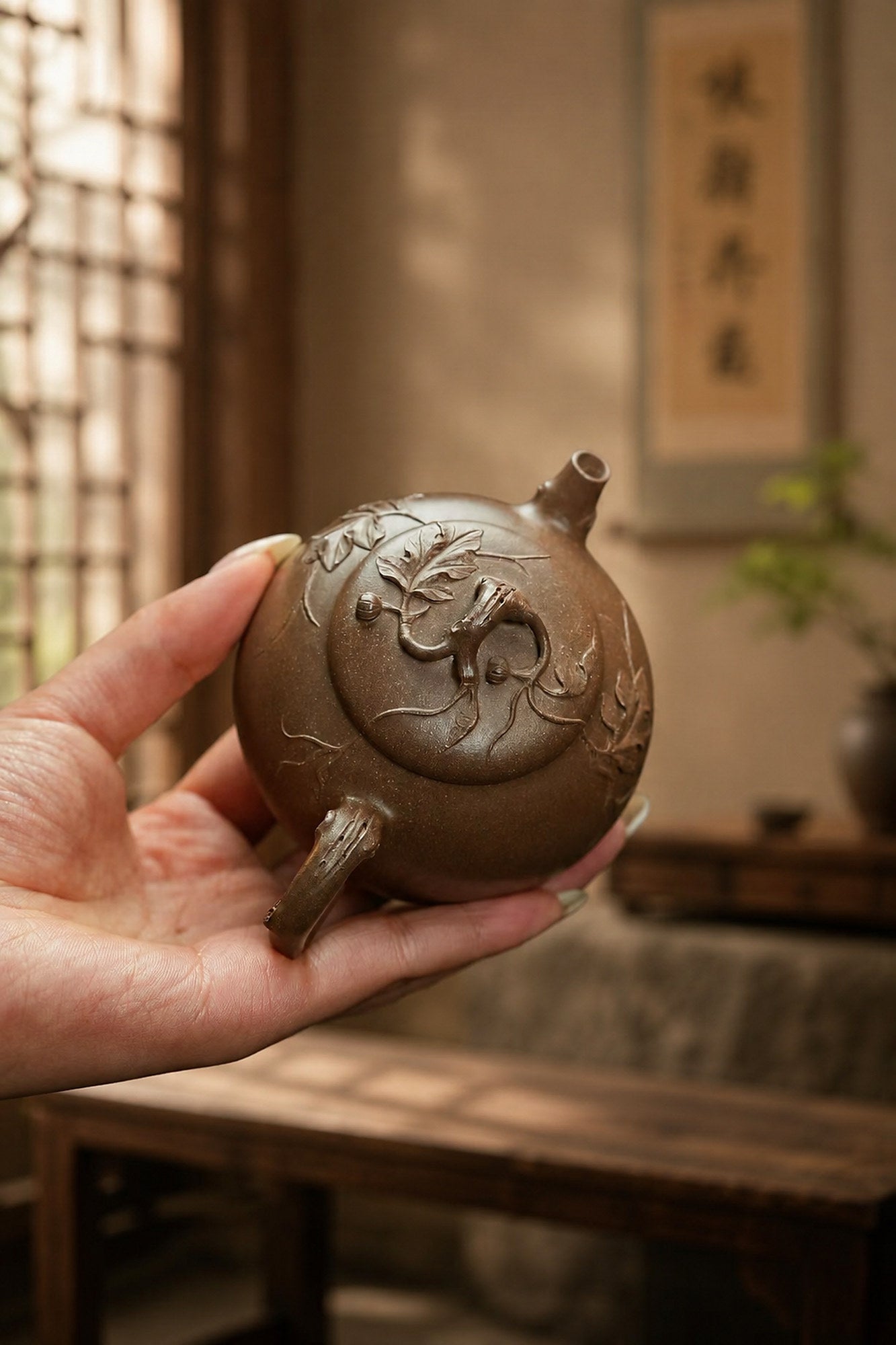 Product view 3 of 180ml Hua Qi zisha teapot in Duanni Clay, No. 272