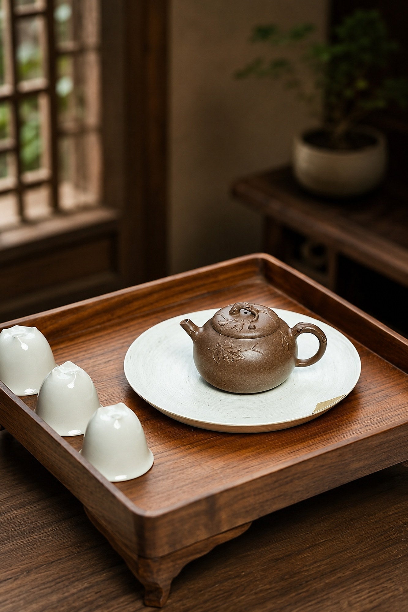 Product view 4 of 180ml Hua Qi zisha teapot in Duanni Clay, No. 272