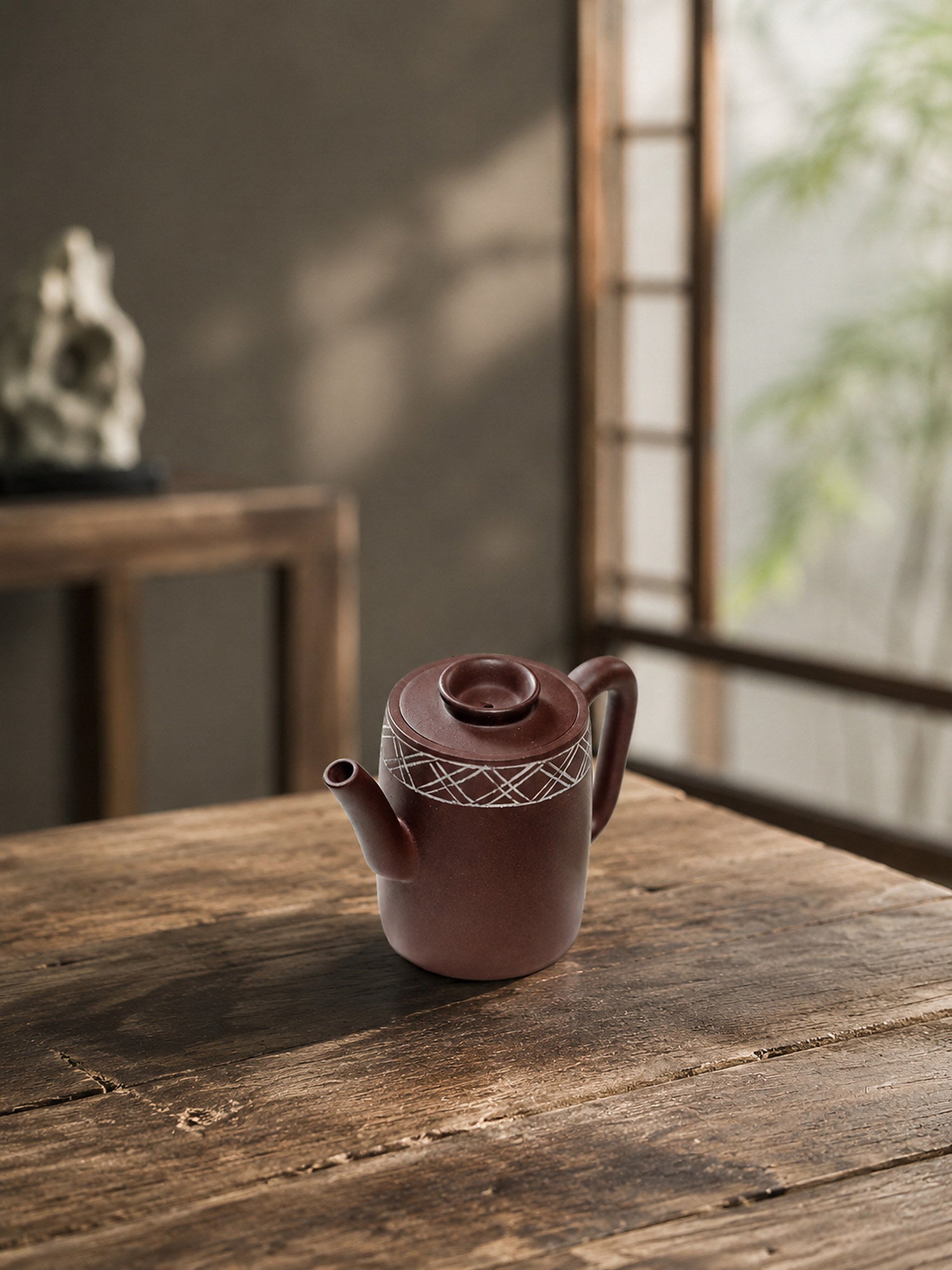Product view 1 of 60ml Ji Zhi zisha teapot in Zini Clay, No. 323