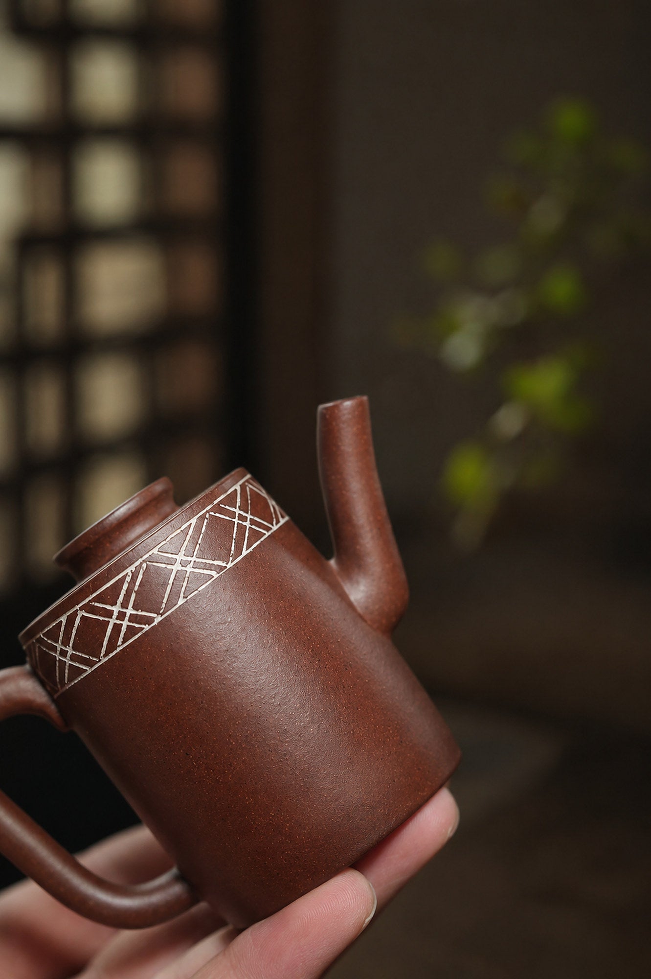 Product view 5 of 60ml Ji Zhi zisha teapot in Zini Clay, No. 323