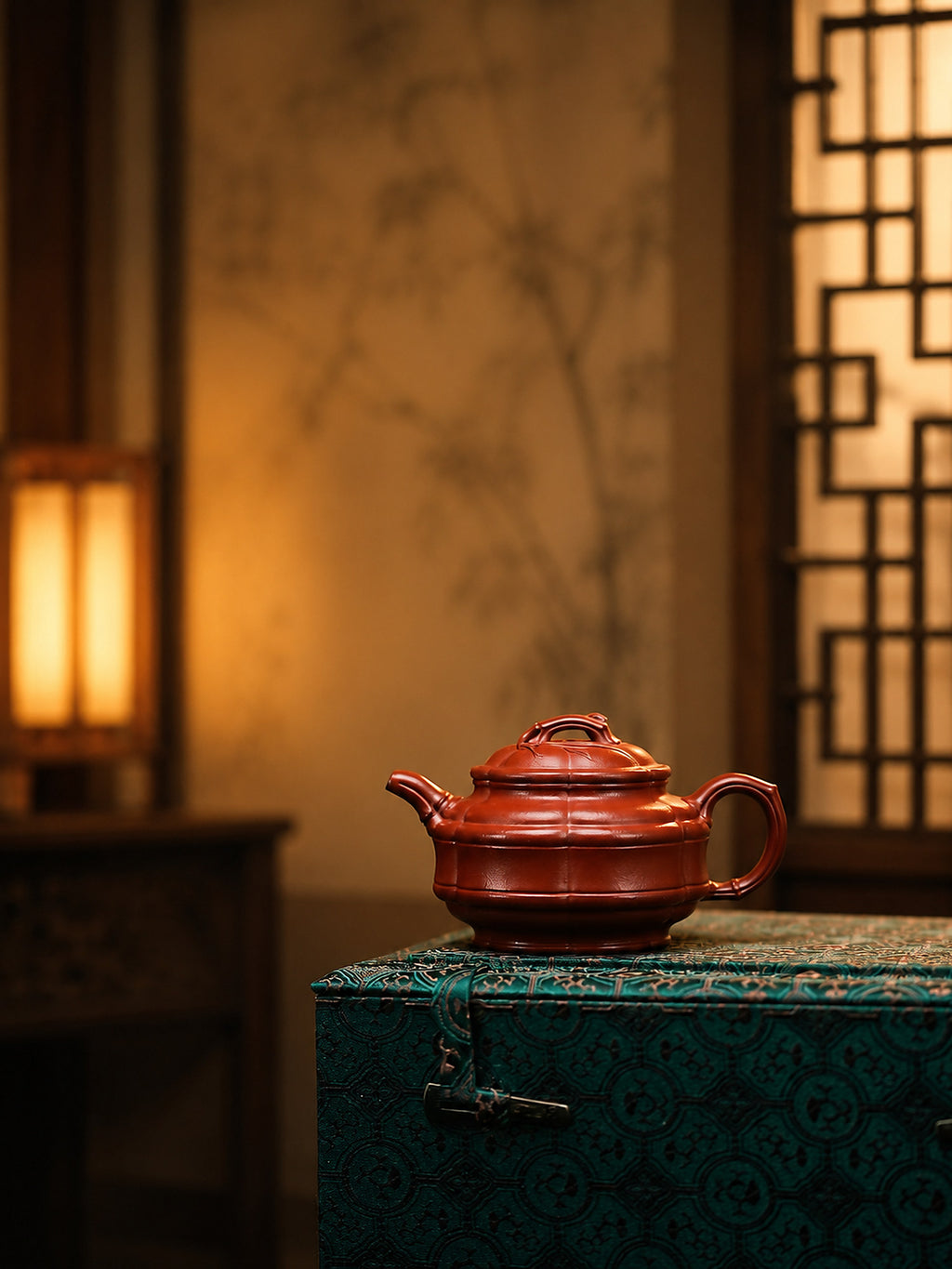 Product view 4 of 135ml Jin Wen Zhu Gu zisha teapot in Zhuni Clay, No. 257