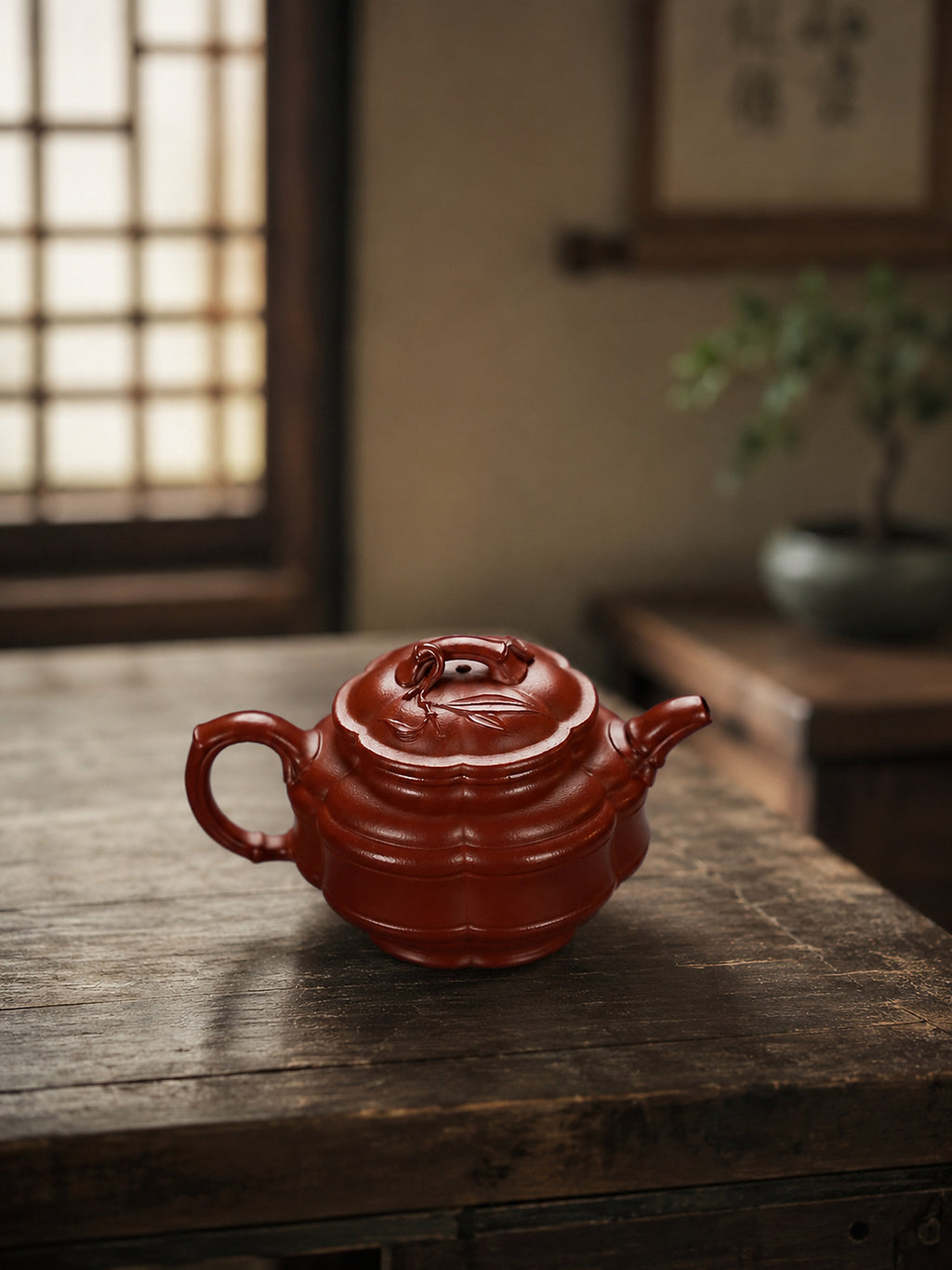 Product view 5 of 135ml Jin Wen Zhu Gu zisha teapot in Zhuni Clay, No. 257