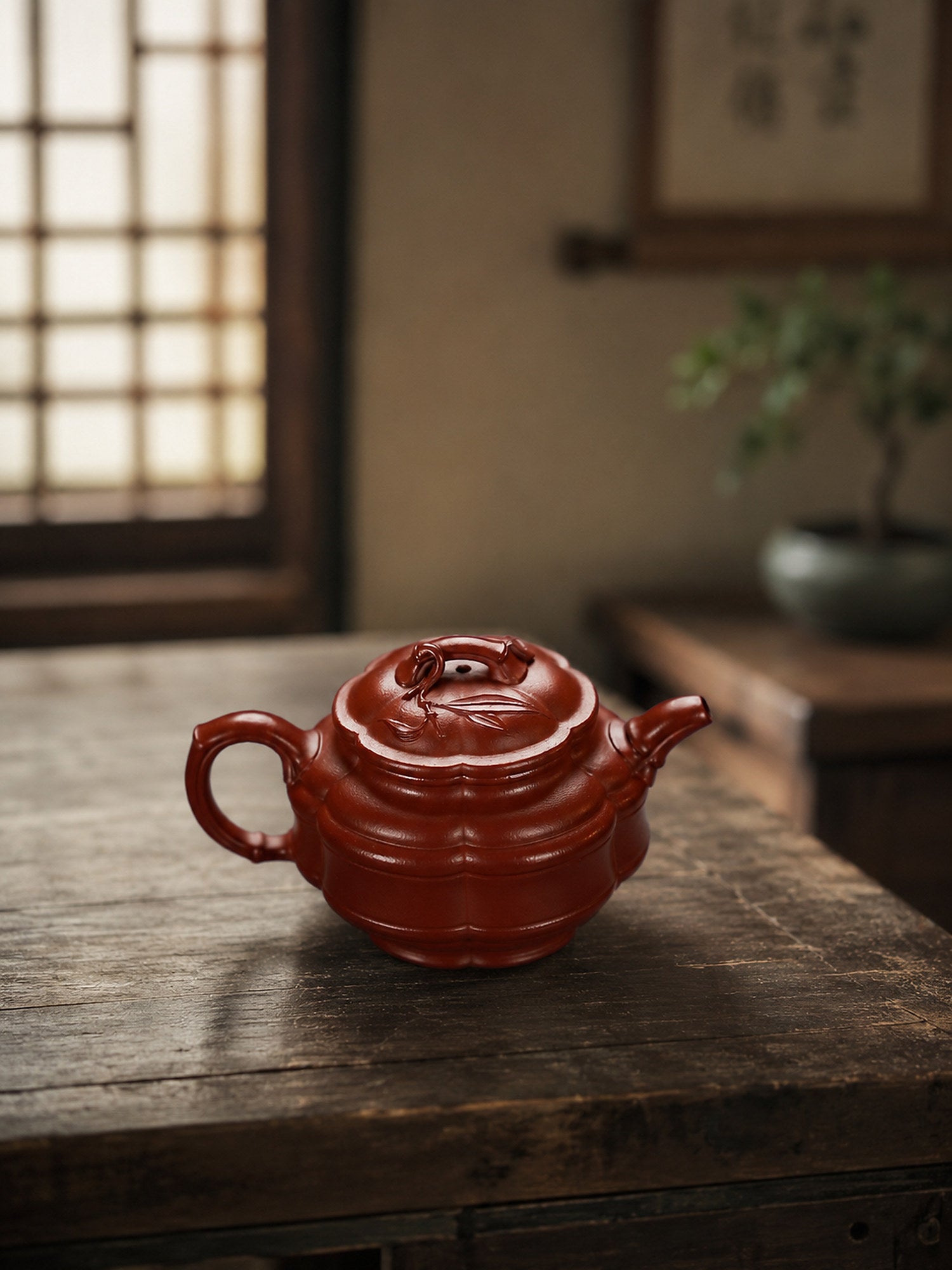 Product view 5 of 135ml Jin Wen Zhu Gu zisha teapot in Zhuni Clay, No. 257