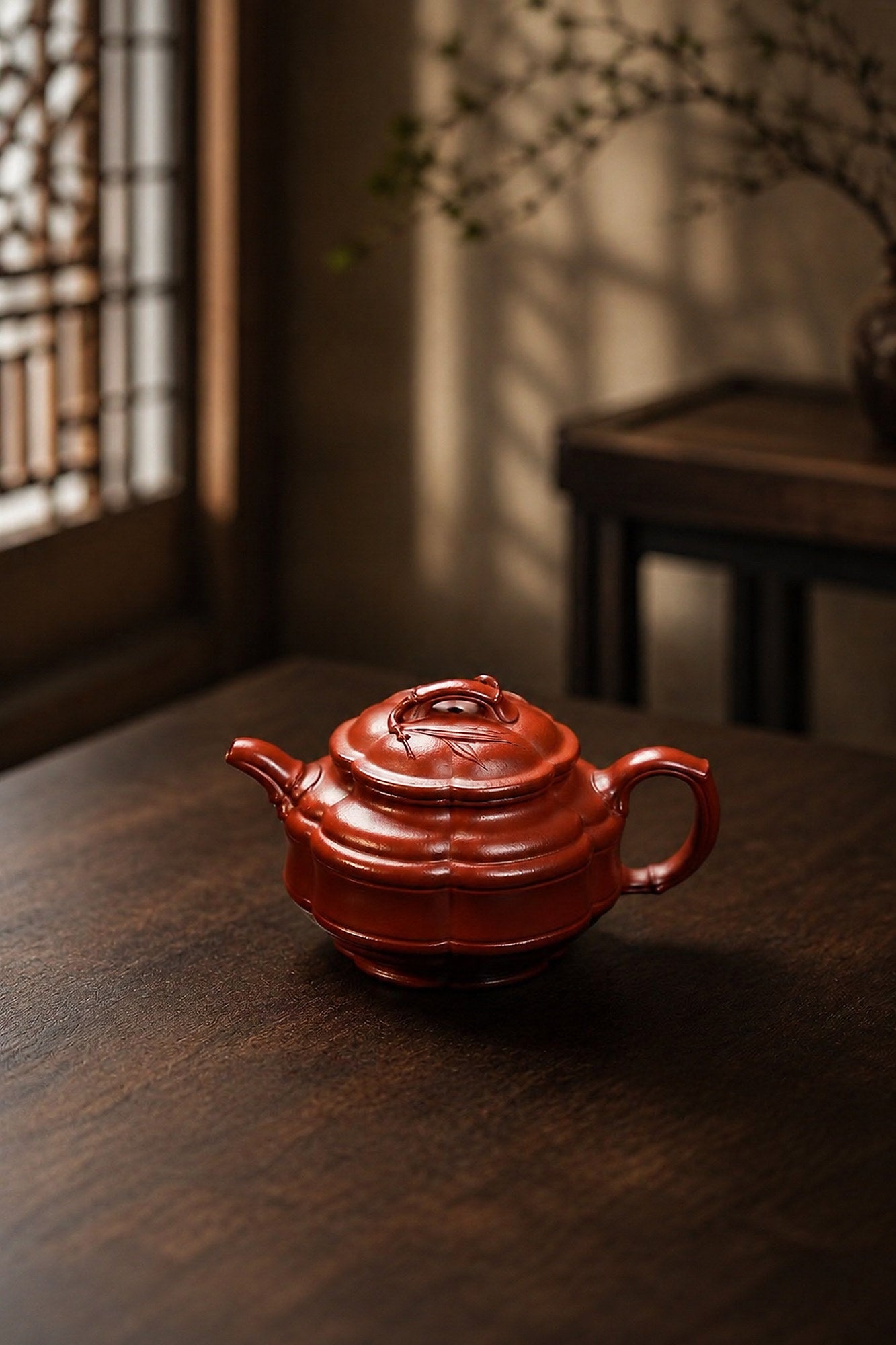 Product view 8 of 135ml Jin Wen Zhu Gu zisha teapot in Zhuni Clay, No. 257