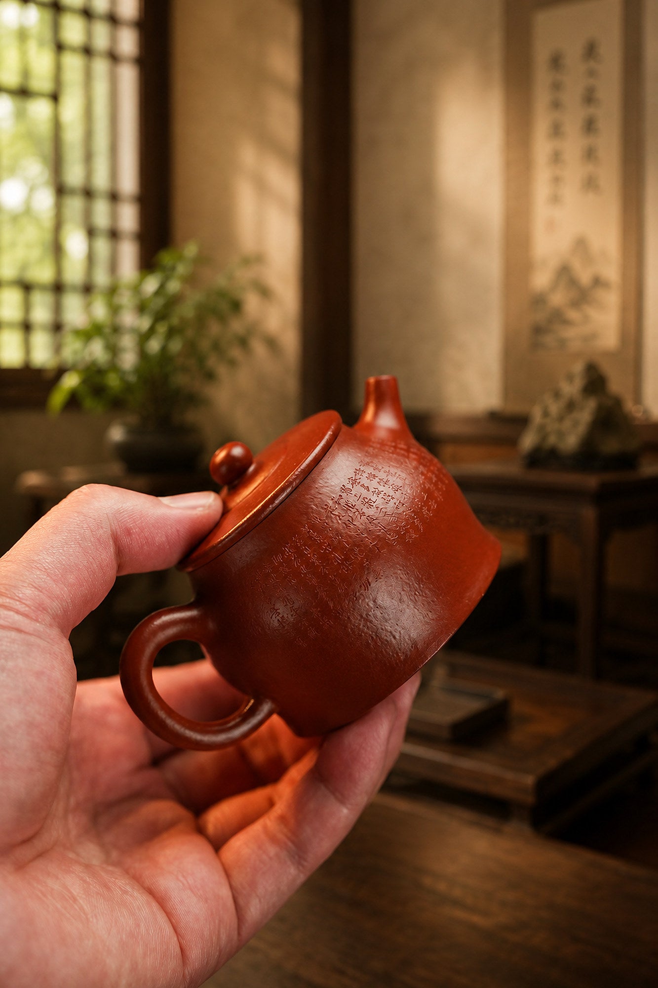 Product view 4 of 130ml Jing Guan zisha teapot in Zhuni Clay, No. 248