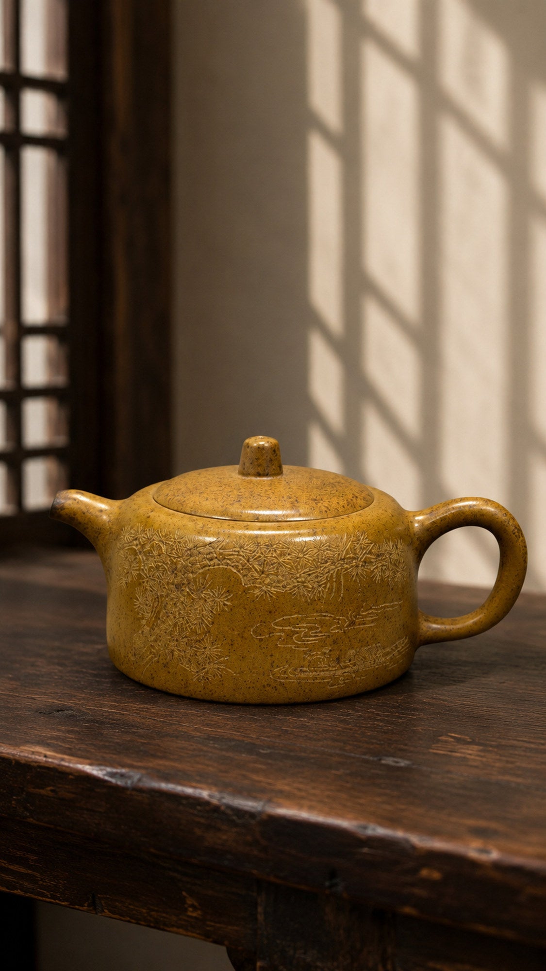 Product view 1 of 130ml Jinglan zisha teapot in Golden Duanni Clay, No. 177