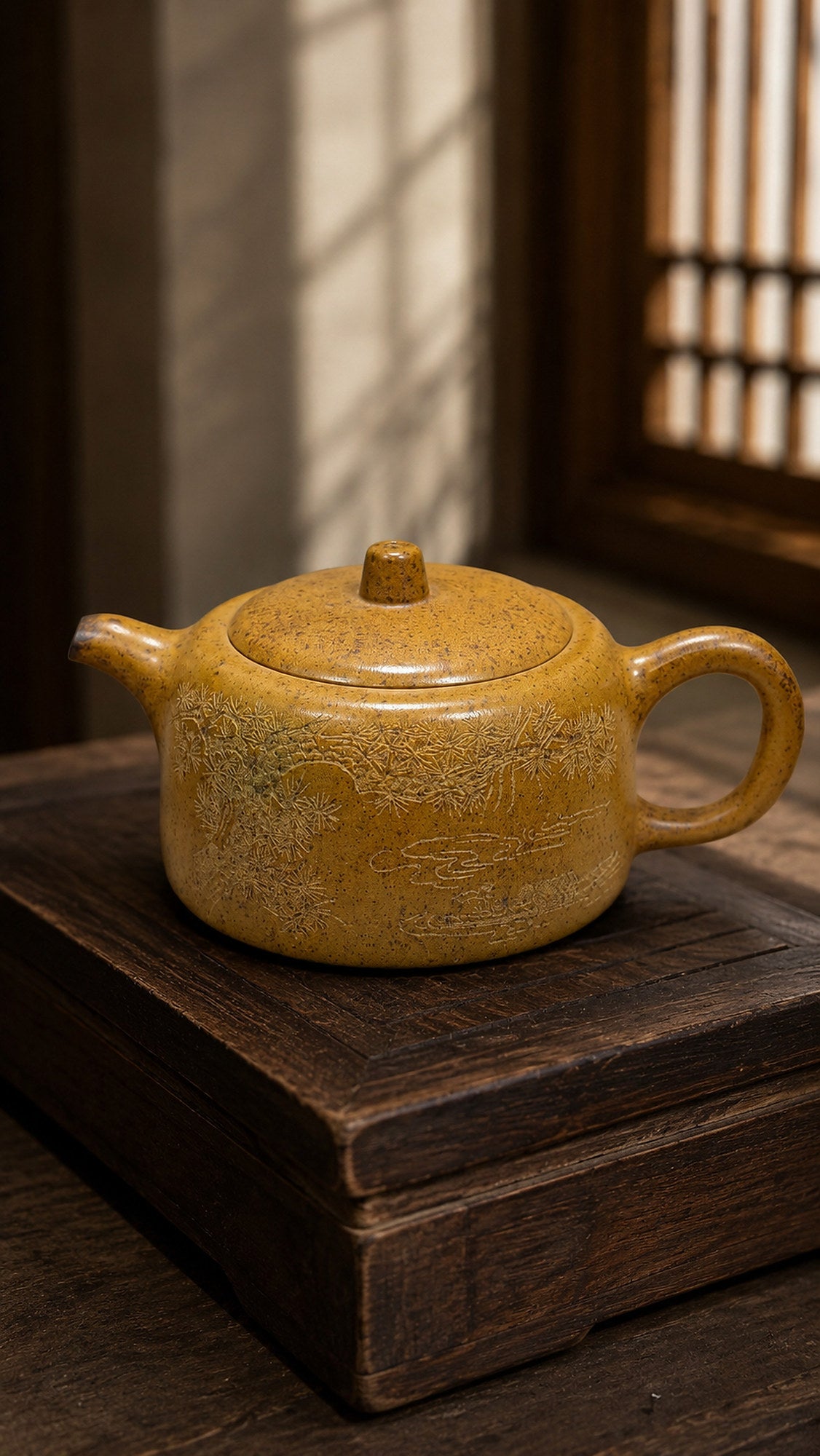 Product view 3 of 130ml Jinglan zisha teapot in Golden Duanni Clay, No. 177