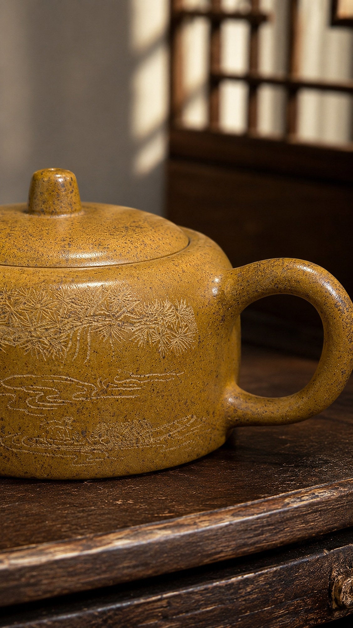 Product view 5 of 130ml Jinglan zisha teapot in Golden Duanni Clay, No. 177