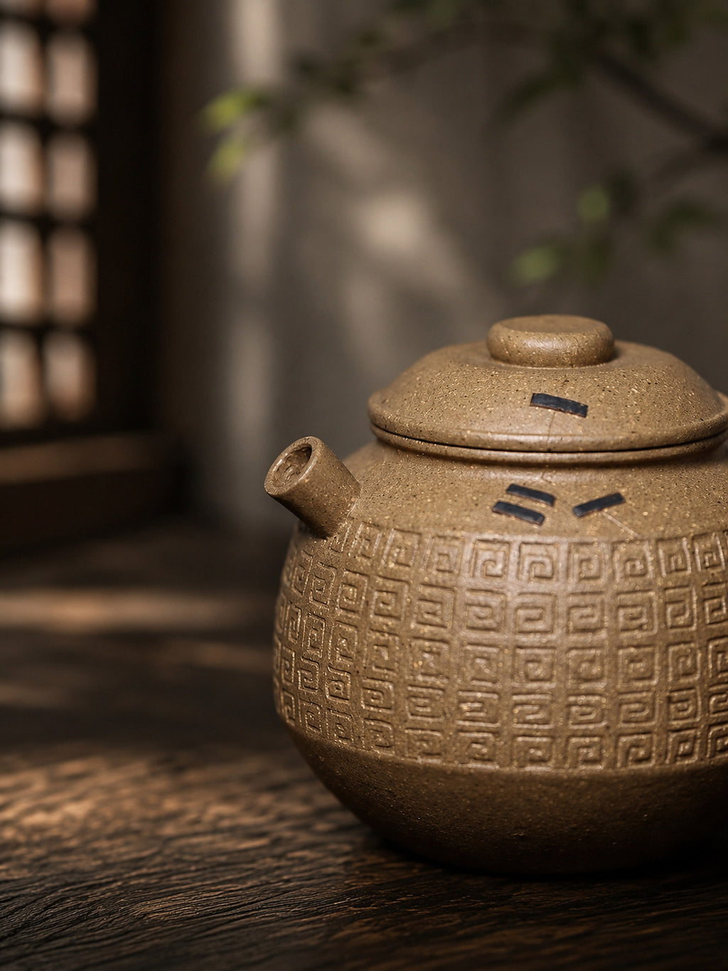 Product view 3 of 90ml Ju Lun zisha teapot in Aged Duanni Clay, No. 417