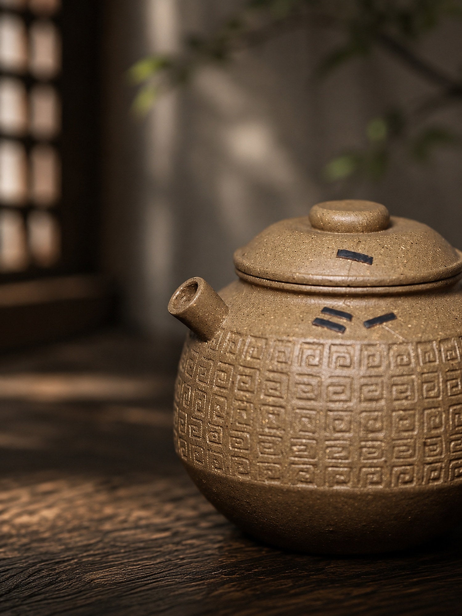 Product view 3 of 90ml Ju Lun zisha teapot in Aged Duanni Clay, No. 417