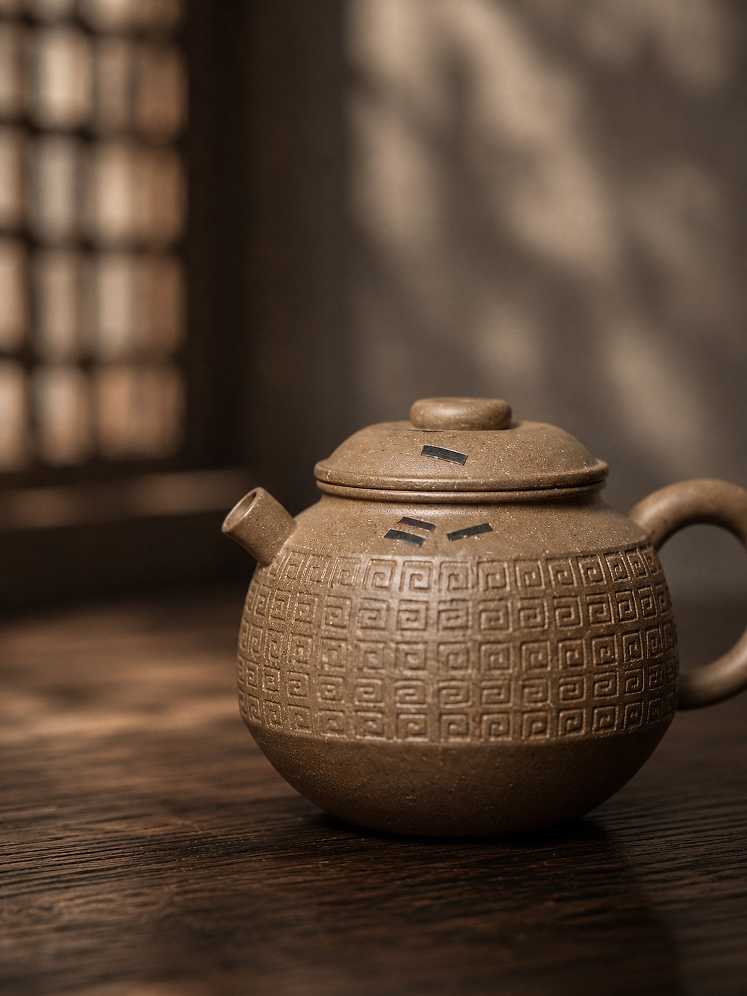 Product view 5 of 90ml Ju Lun zisha teapot in Aged Duanni Clay, No. 417