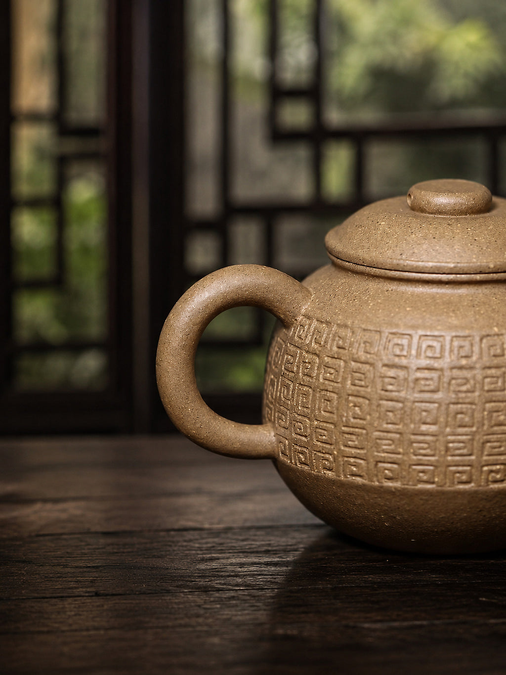 Product view 6 of 90ml Ju Lun zisha teapot in Aged Duanni Clay, No. 417