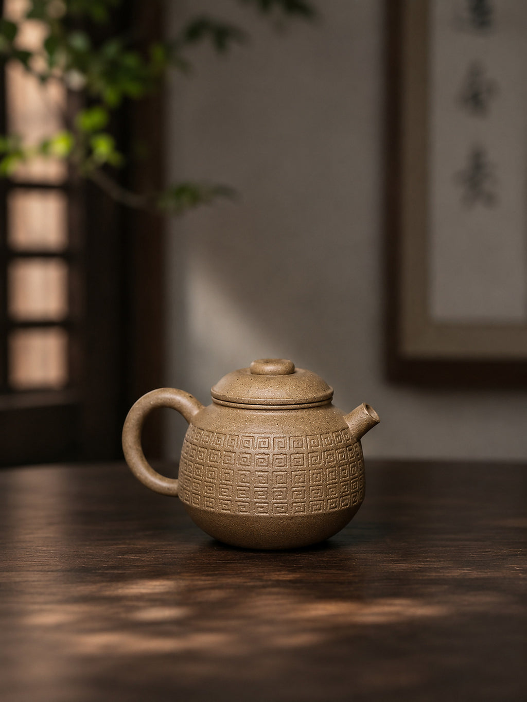 Product view 7 of 90ml Ju Lun zisha teapot in Aged Duanni Clay, No. 417