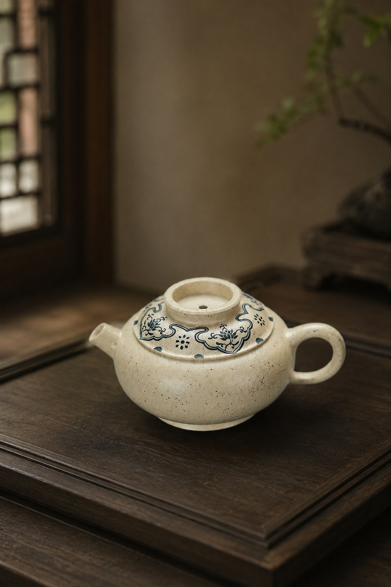 Product view 1 of 85ml Ju Lun zisha teapot in Baiyu Duanni Clay, No. 245
