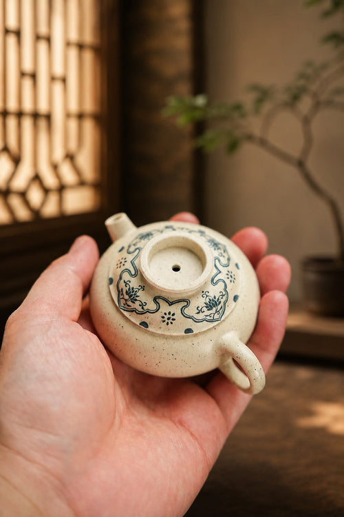 Product view 2 of 85ml Ju Lun zisha teapot in Baiyu Duanni Clay, No. 245