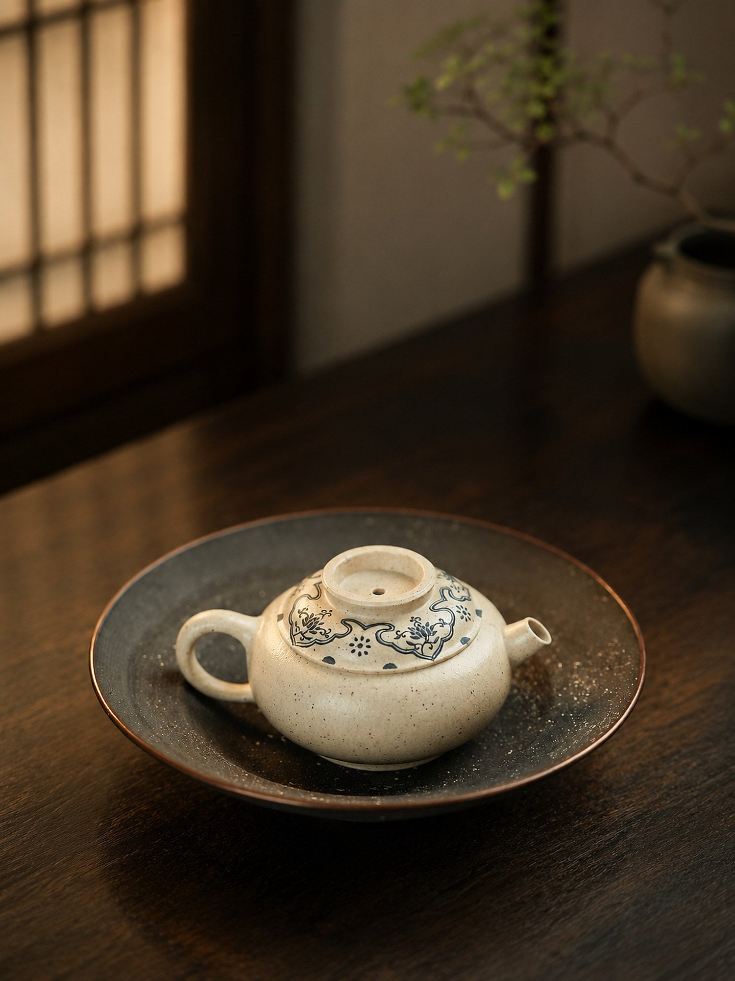 Product view 4 of 85ml Ju Lun zisha teapot in Baiyu Duanni Clay, No. 245
