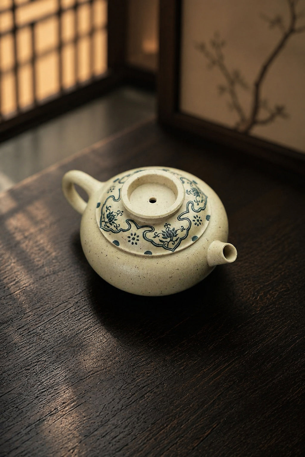 Product view 6 of 85ml Ju Lun zisha teapot in Baiyu Duanni Clay, No. 245