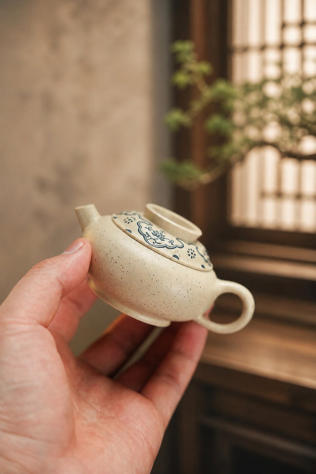 Product view 8 of 85ml Ju Lun zisha teapot in Baiyu Duanni Clay, No. 245
