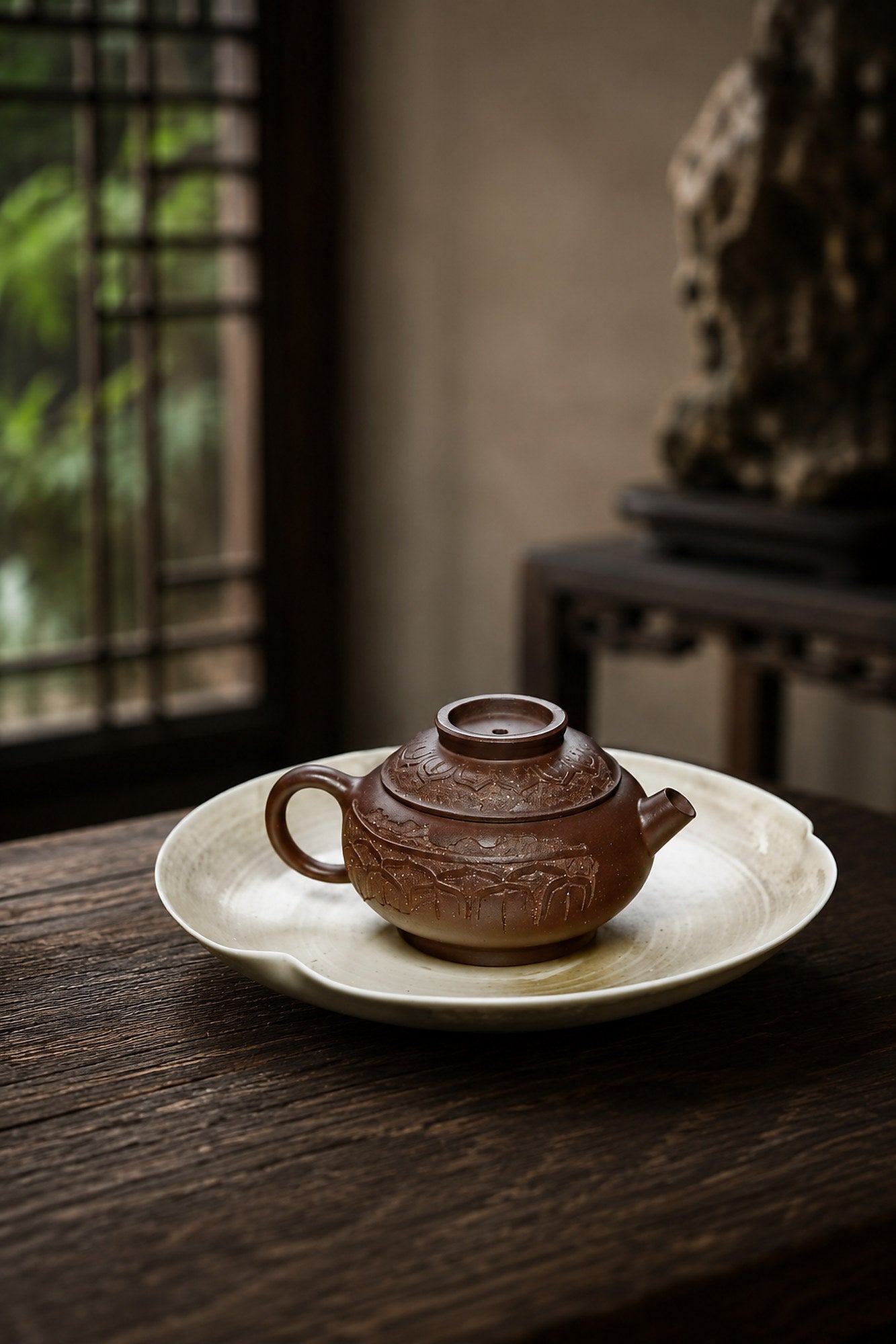 Product view 2 of 85ml Ju Lun zisha teapot in Dicaoqing Zini Clay, No. 235