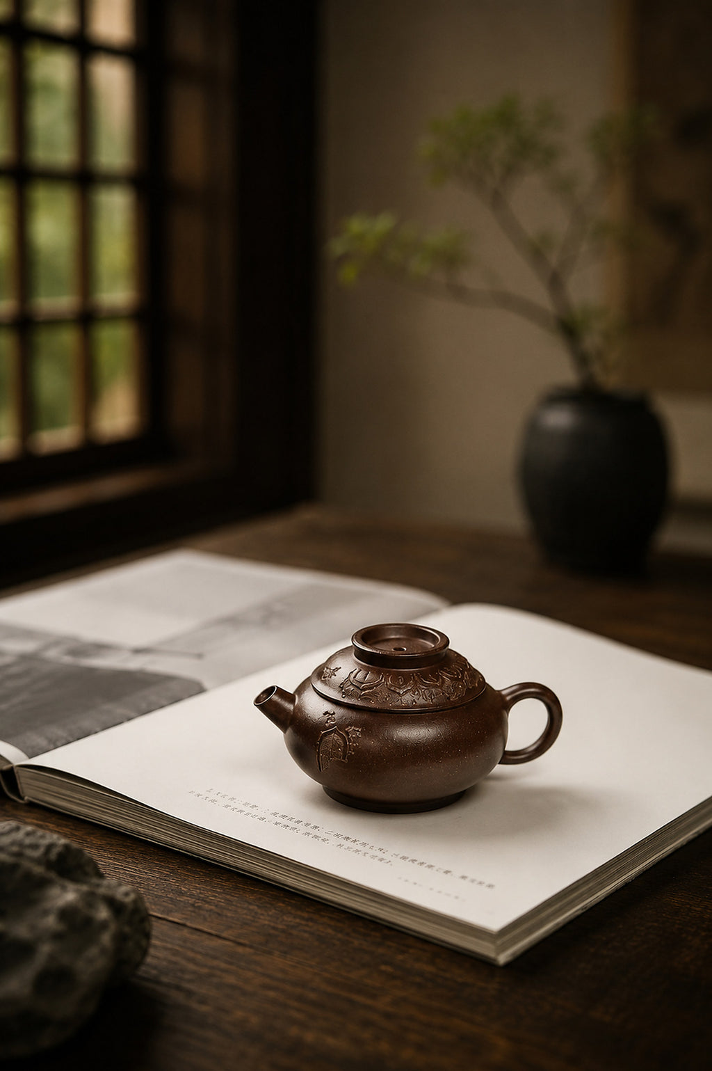 Product view 5 of 85ml Ju Lun zisha teapot in Dicaoqing Zini Clay, No. 235