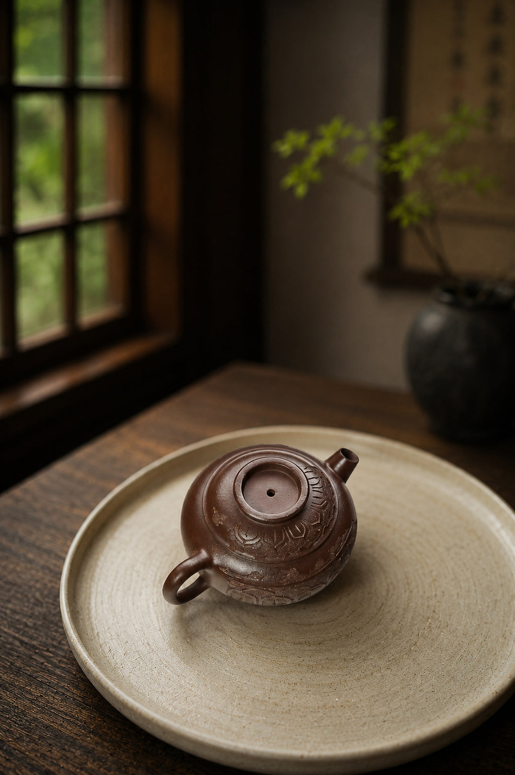 Product view 8 of 85ml Ju Lun zisha teapot in Dicaoqing Zini Clay, No. 235