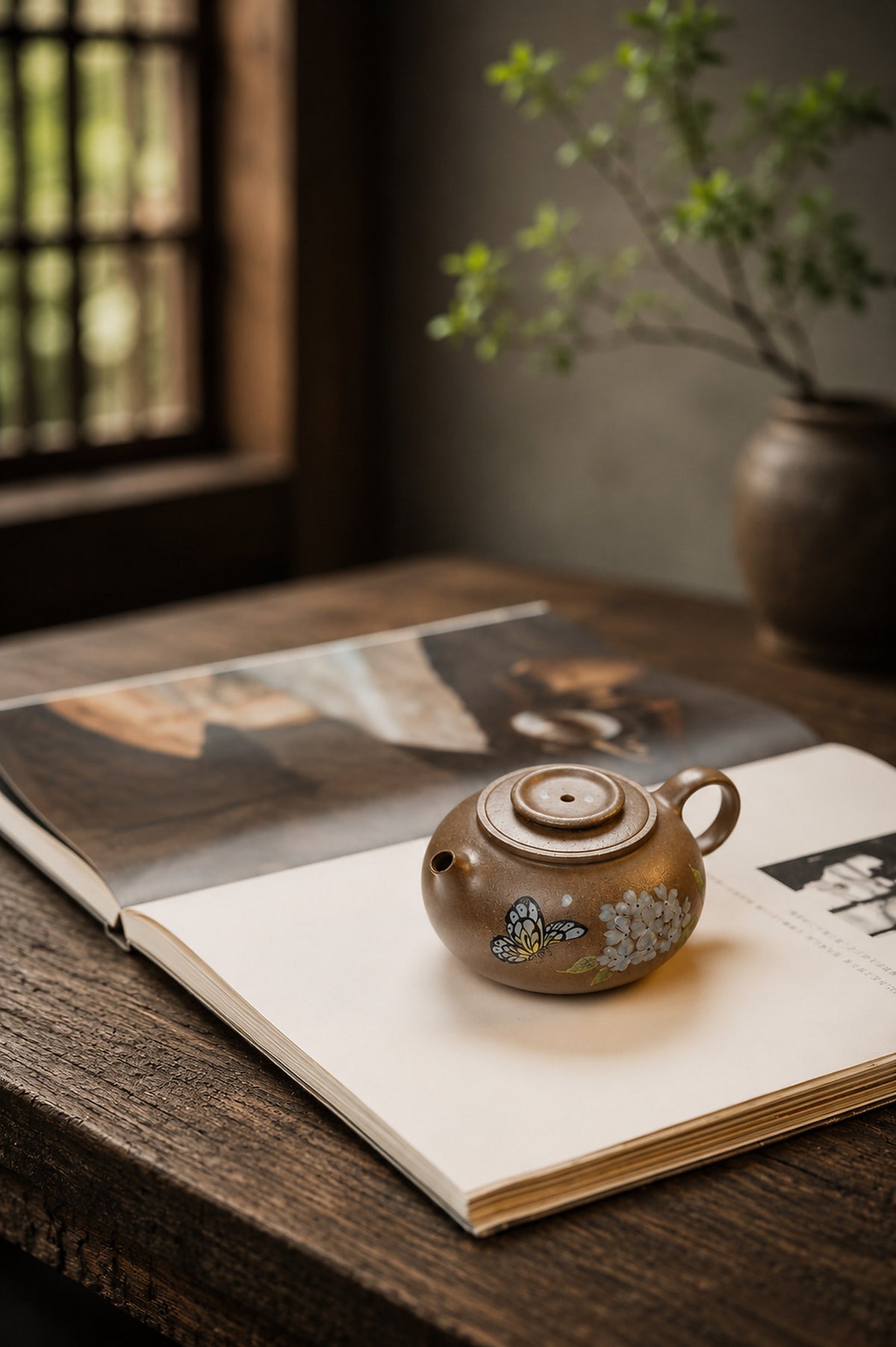 Product view 8 of 90ml Ju Lun zisha teapot in Qing Jiangponi Clay, No. 233