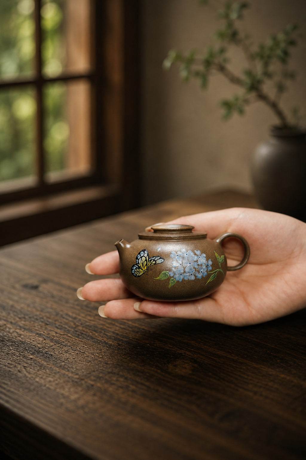 Product view 9 of 90ml Ju Lun zisha teapot in Qing Jiangponi Clay, No. 233