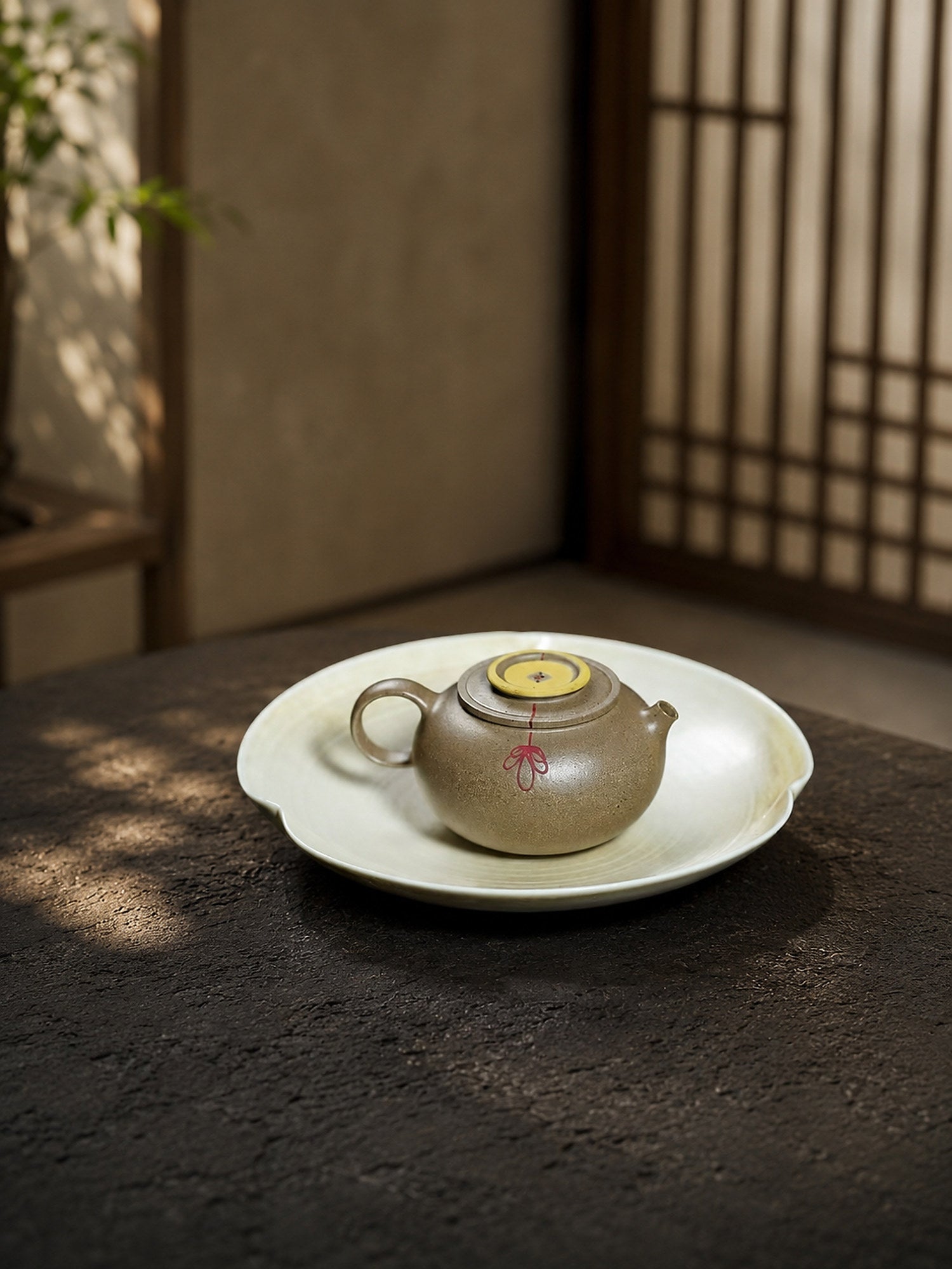 Product view 1 of 90ml Ju Lun zisha teapot in Qing Jiangponi Clay, No. 422