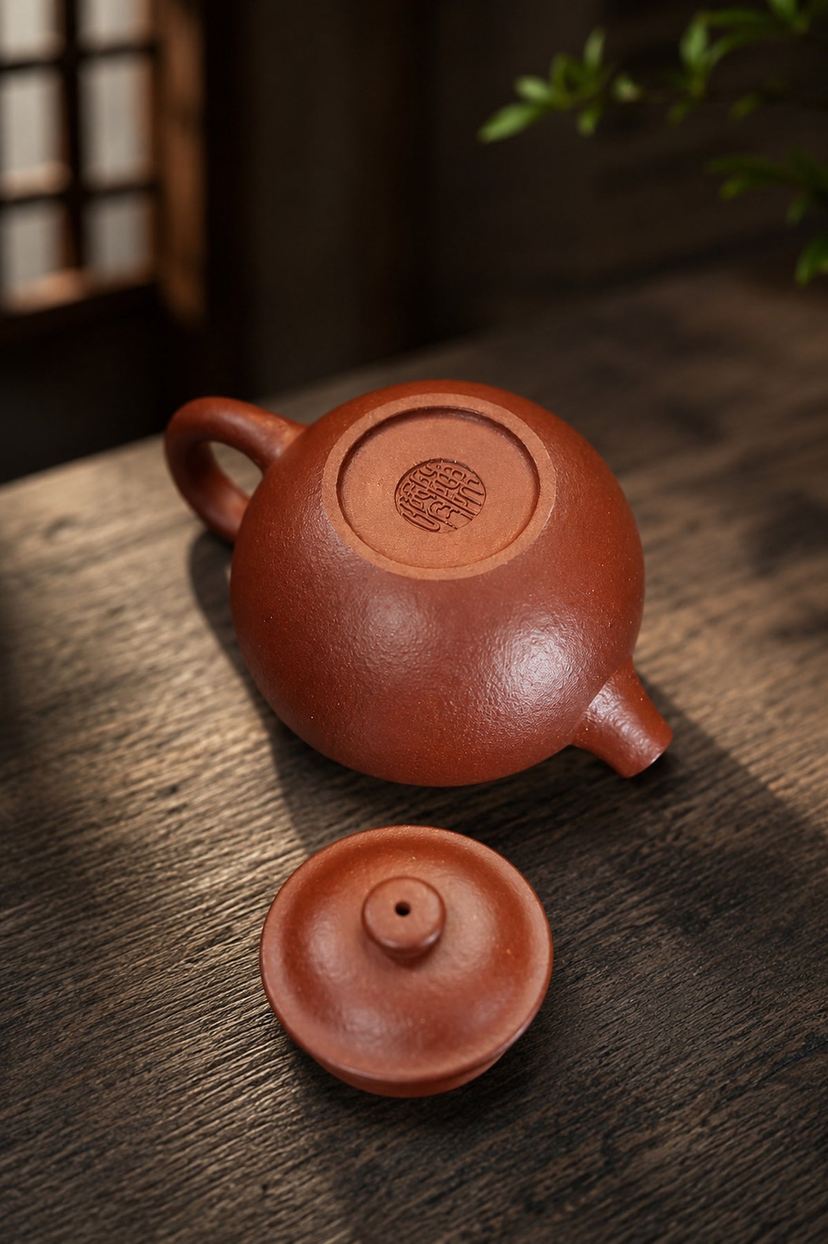 Product view 9 of 110ml Ju Lun zisha teapot in Taohua Clay, No. 349