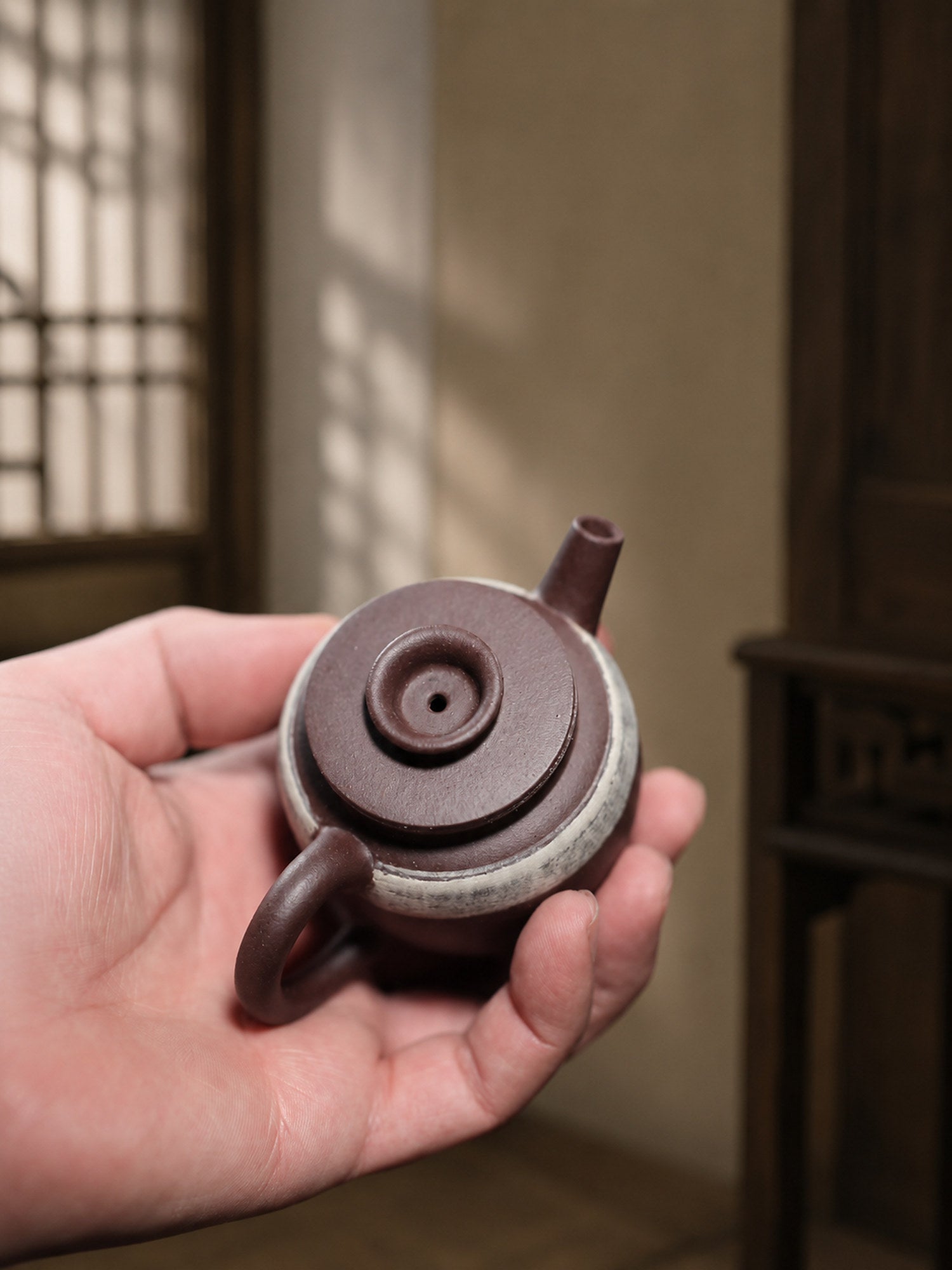 Product view 1 of 70ml Ju Lun Zhu zisha teapot in Zini Clay, No. 324