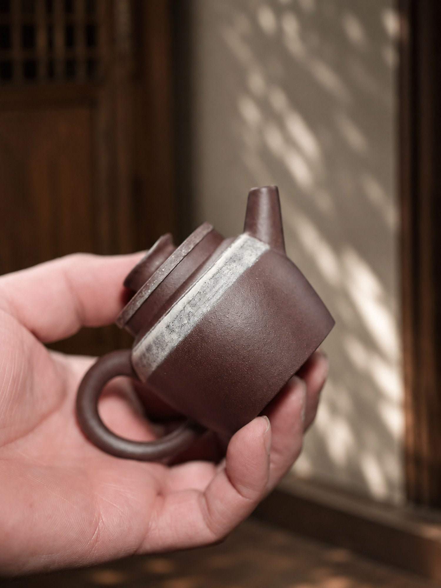 Product view 2 of 70ml Ju Lun Zhu zisha teapot in Zini Clay, No. 324