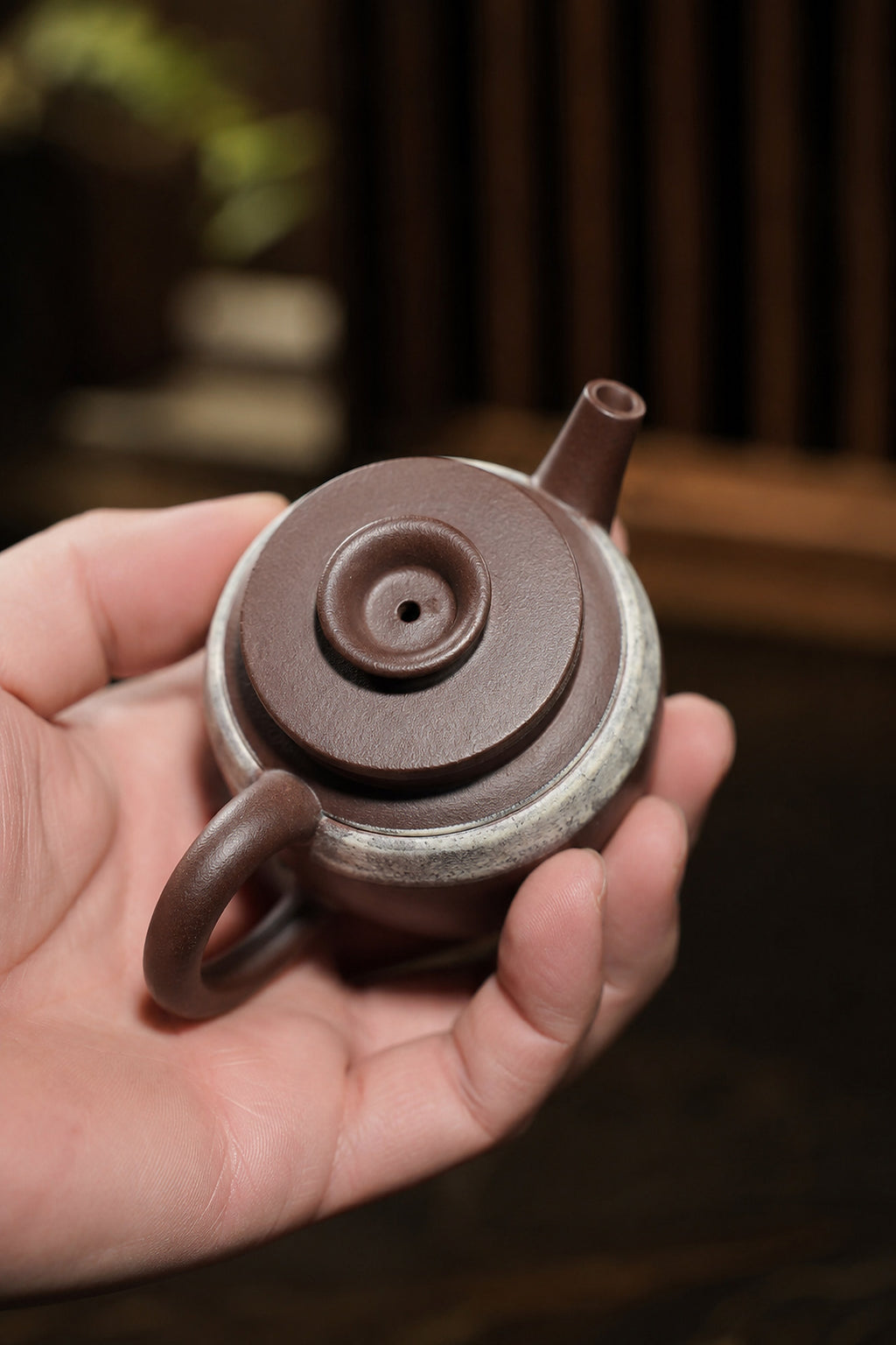 Product view 3 of 70ml Ju Lun Zhu zisha teapot in Zini Clay, No. 324