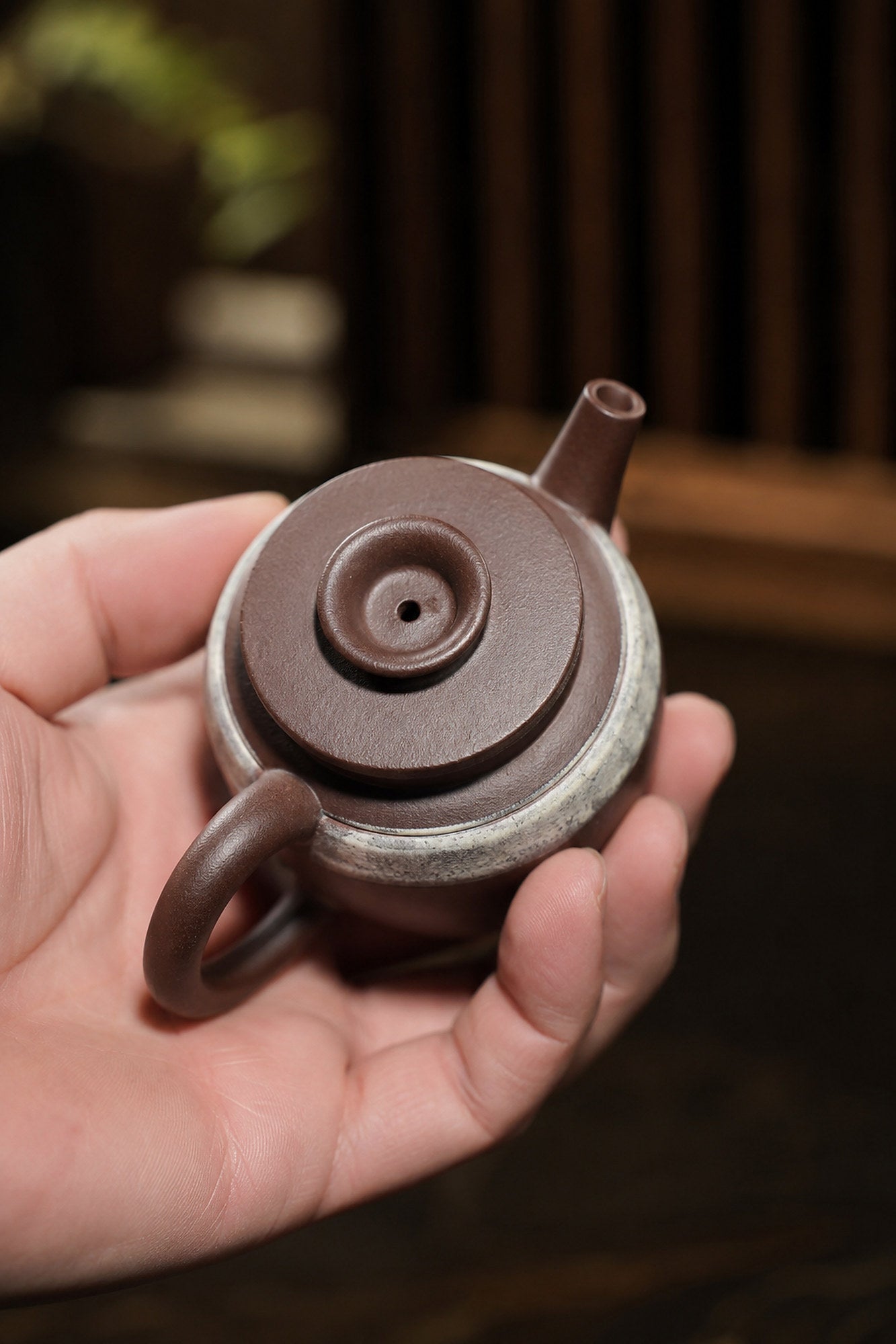 Product view 3 of 70ml Ju Lun Zhu zisha teapot in Zini Clay, No. 324