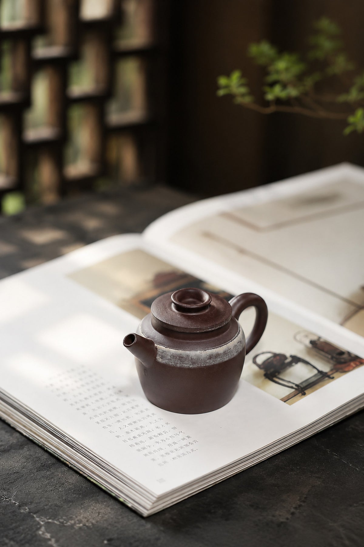 Product view 7 of 70ml Ju Lun Zhu zisha teapot in Zini Clay, No. 324