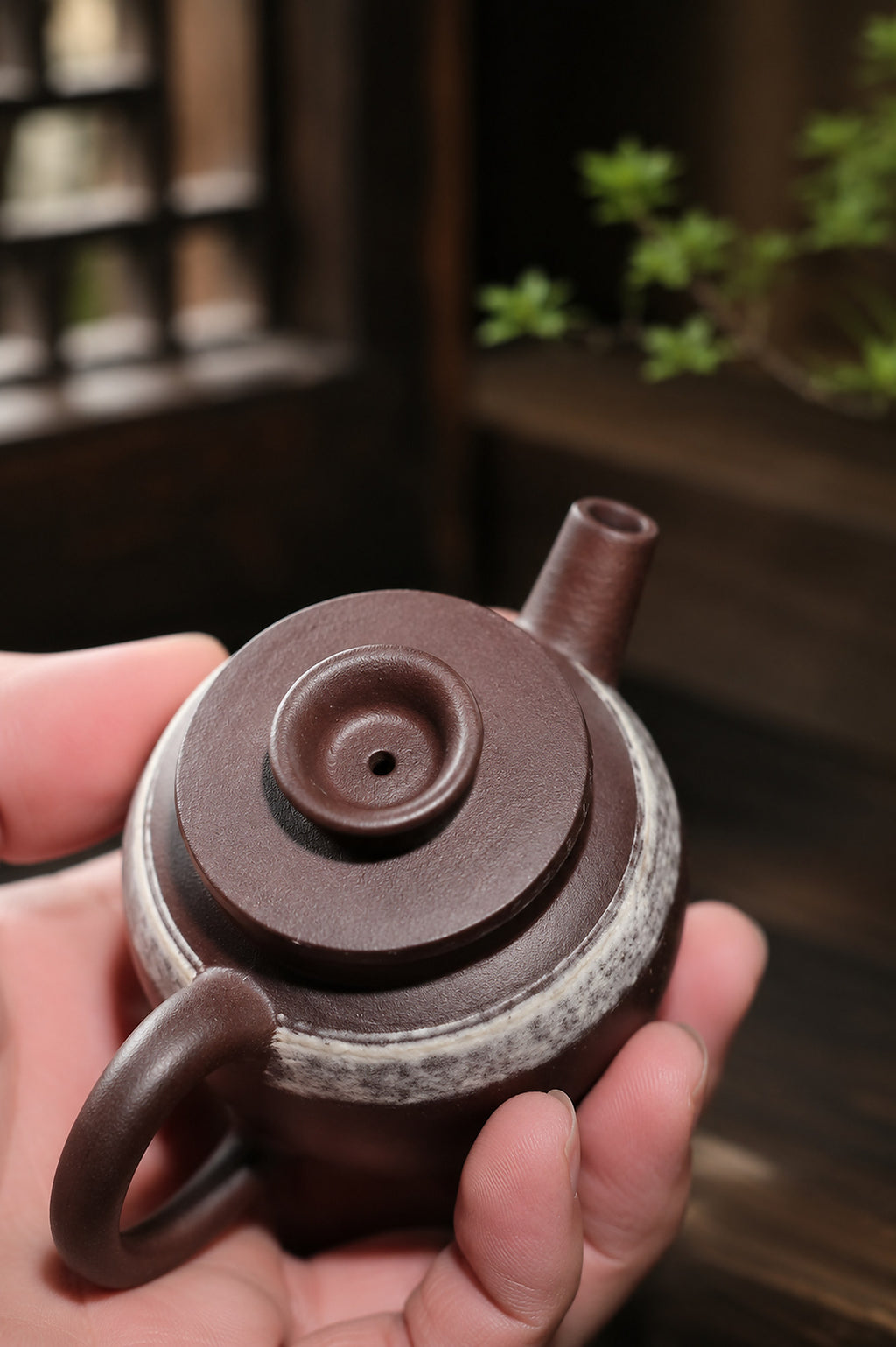 Product view 8 of 70ml Ju Lun Zhu zisha teapot in Zini Clay, No. 324