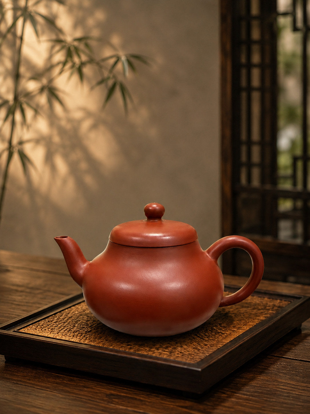 Product view 1 of 140ml Jun De zisha teapot in Dahongpao Clay, No. 089