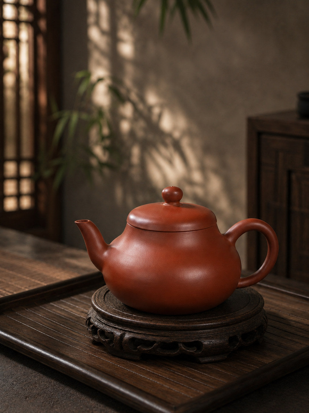 Product view 4 of 140ml Jun De zisha teapot in Dahongpao Clay, No. 089