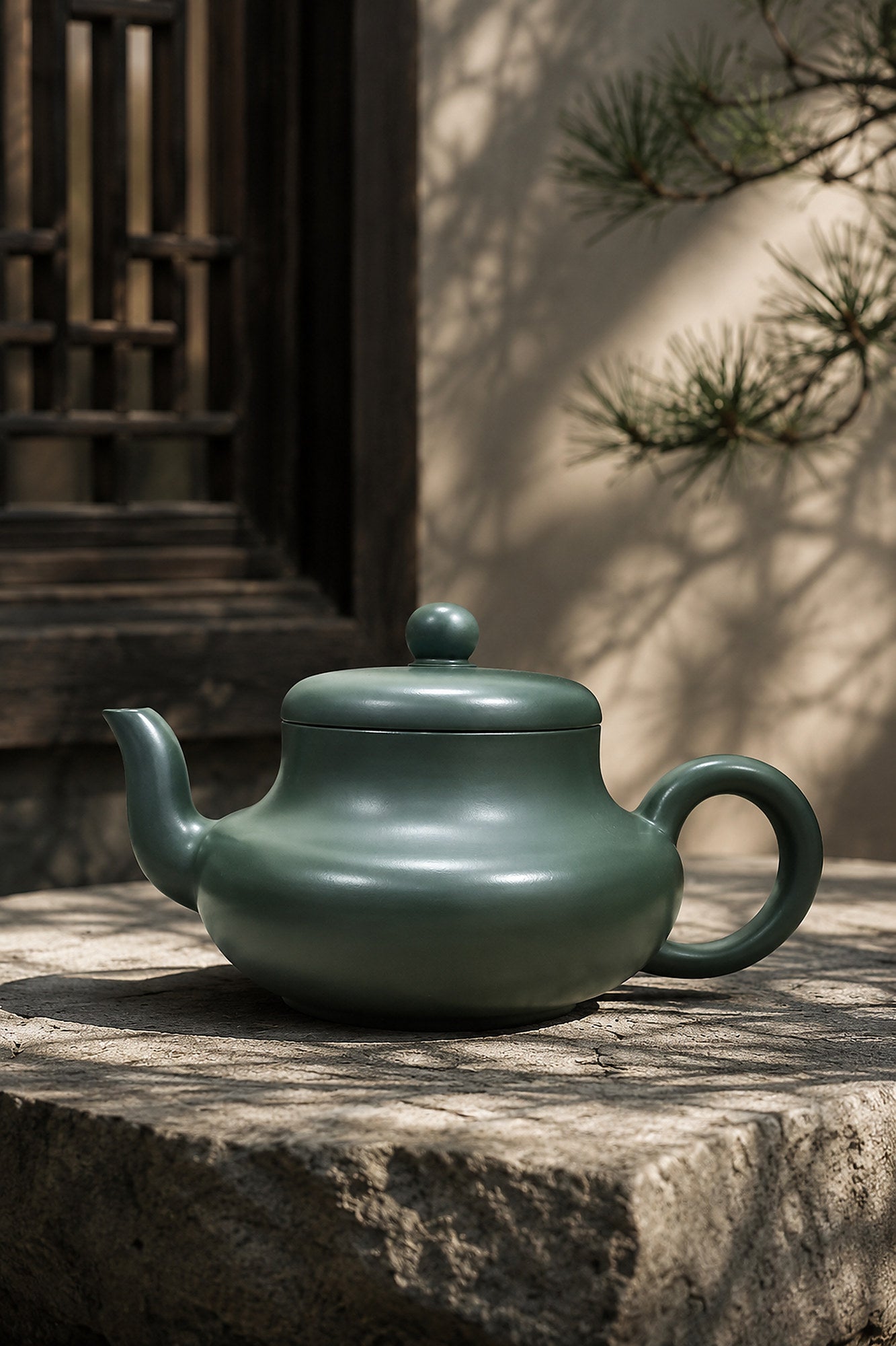Product view 1 of 140ml Jun De zisha teapot in Luni Clay, No. 117