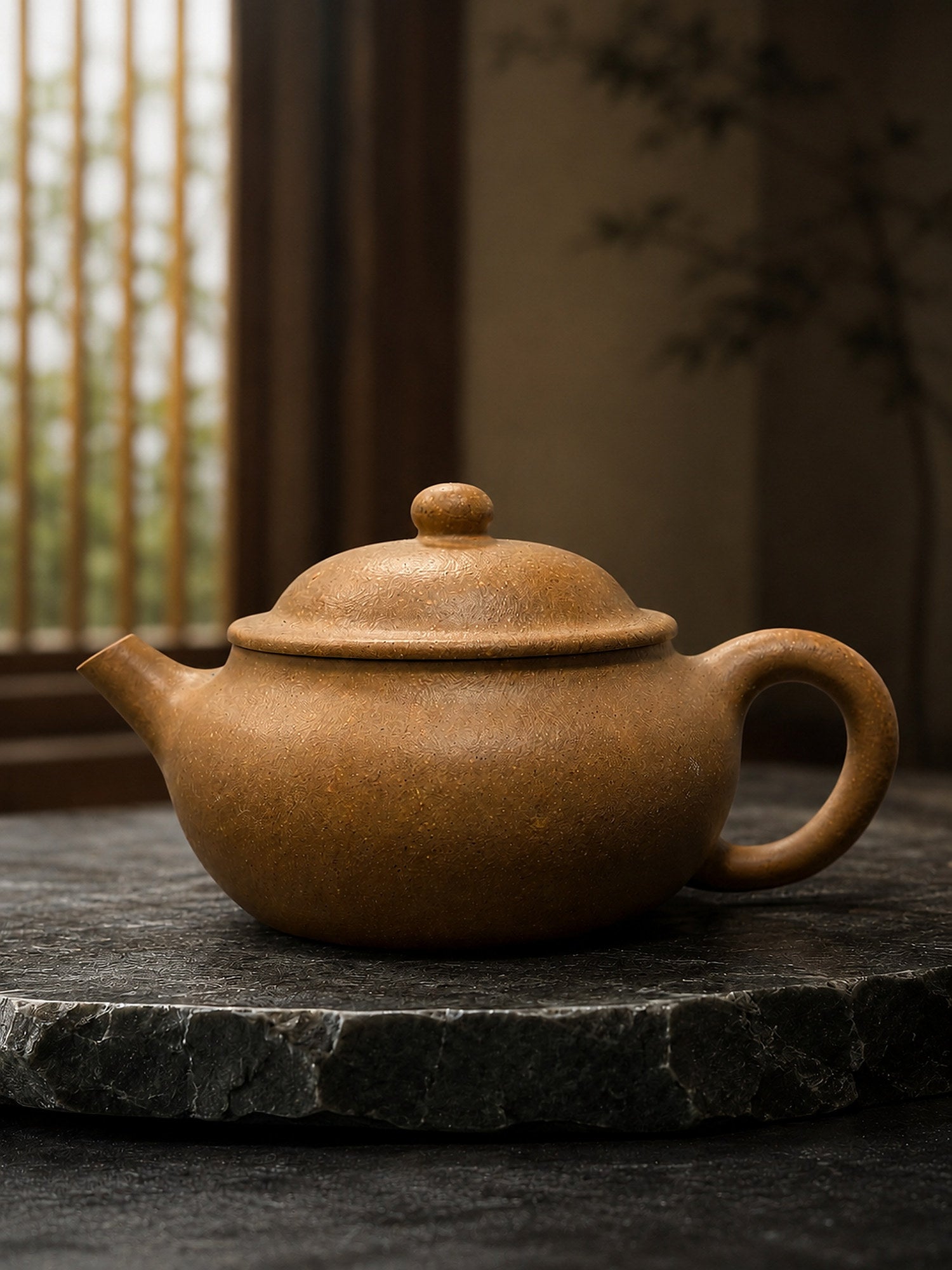 Product view 1 of 160ml Jun Yu zisha teapot in Golden Duanni Clay, No. 063