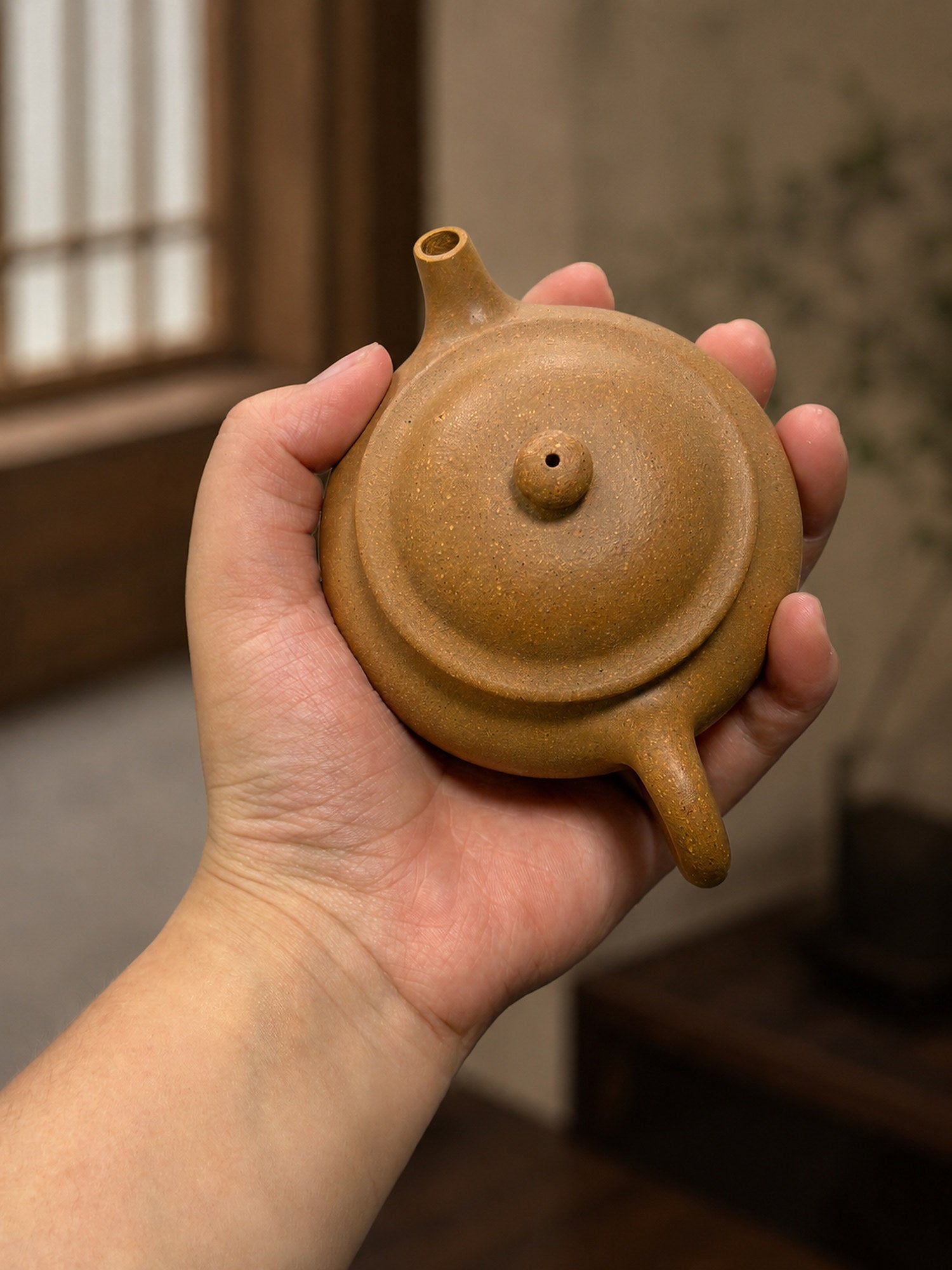Product view 3 of 160ml Jun Yu zisha teapot in Golden Duanni Clay, No. 063