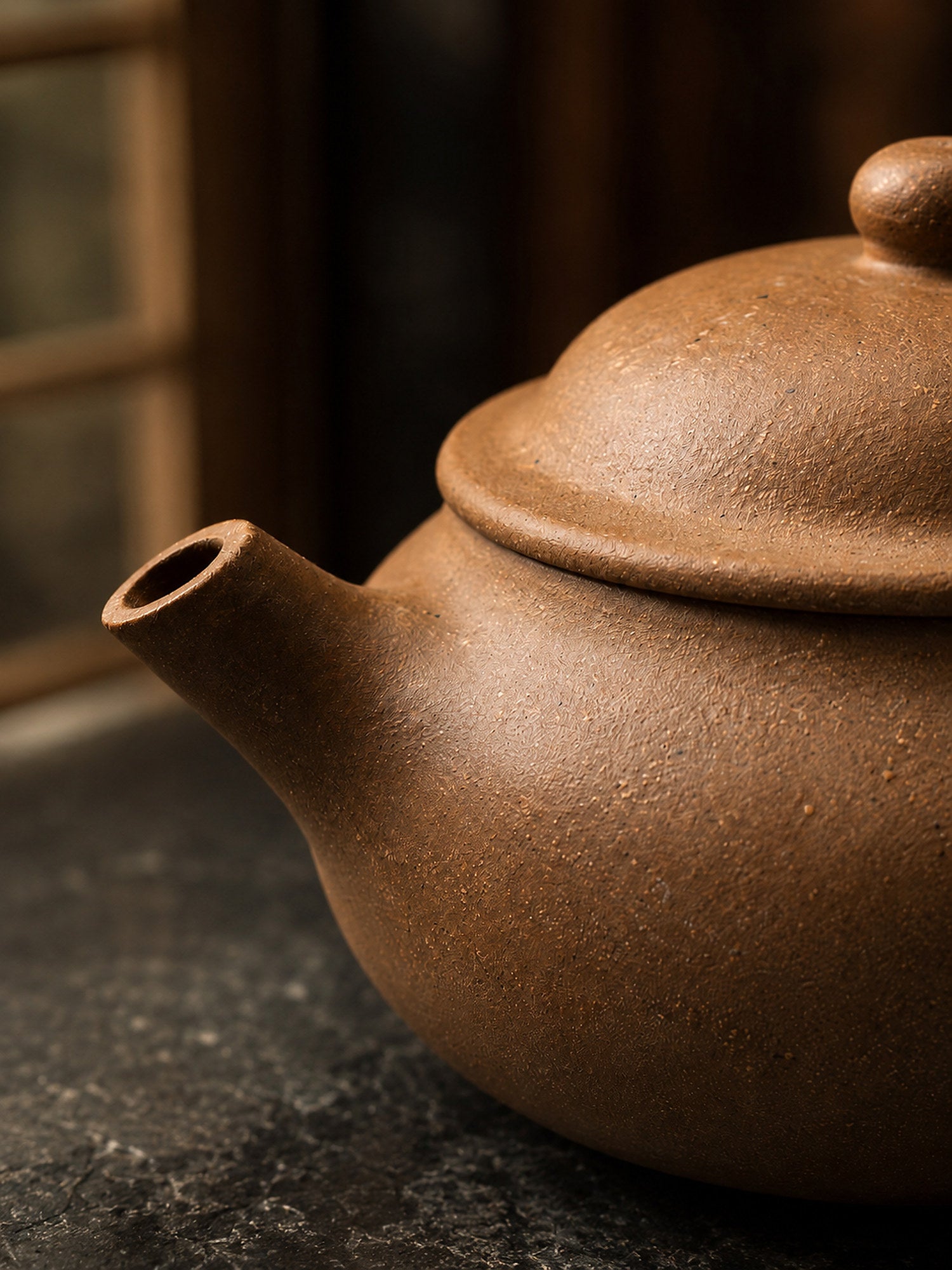 Product view 5 of 160ml Jun Yu zisha teapot in Golden Duanni Clay, No. 063